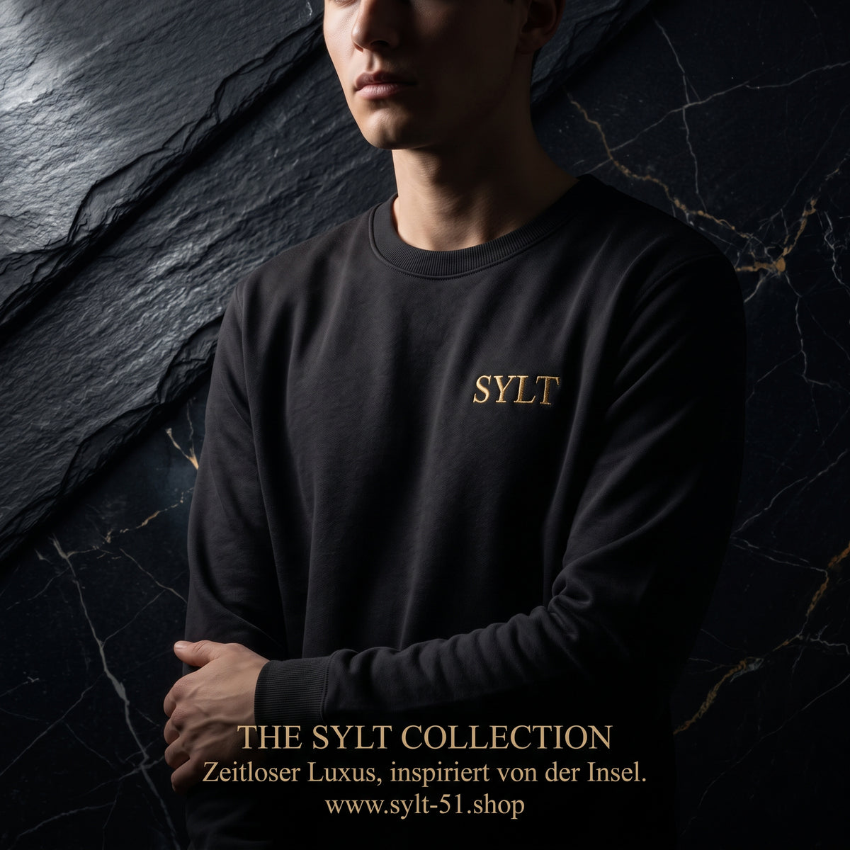 SYLT Bruststick - Premium Unisex Sweatshirt