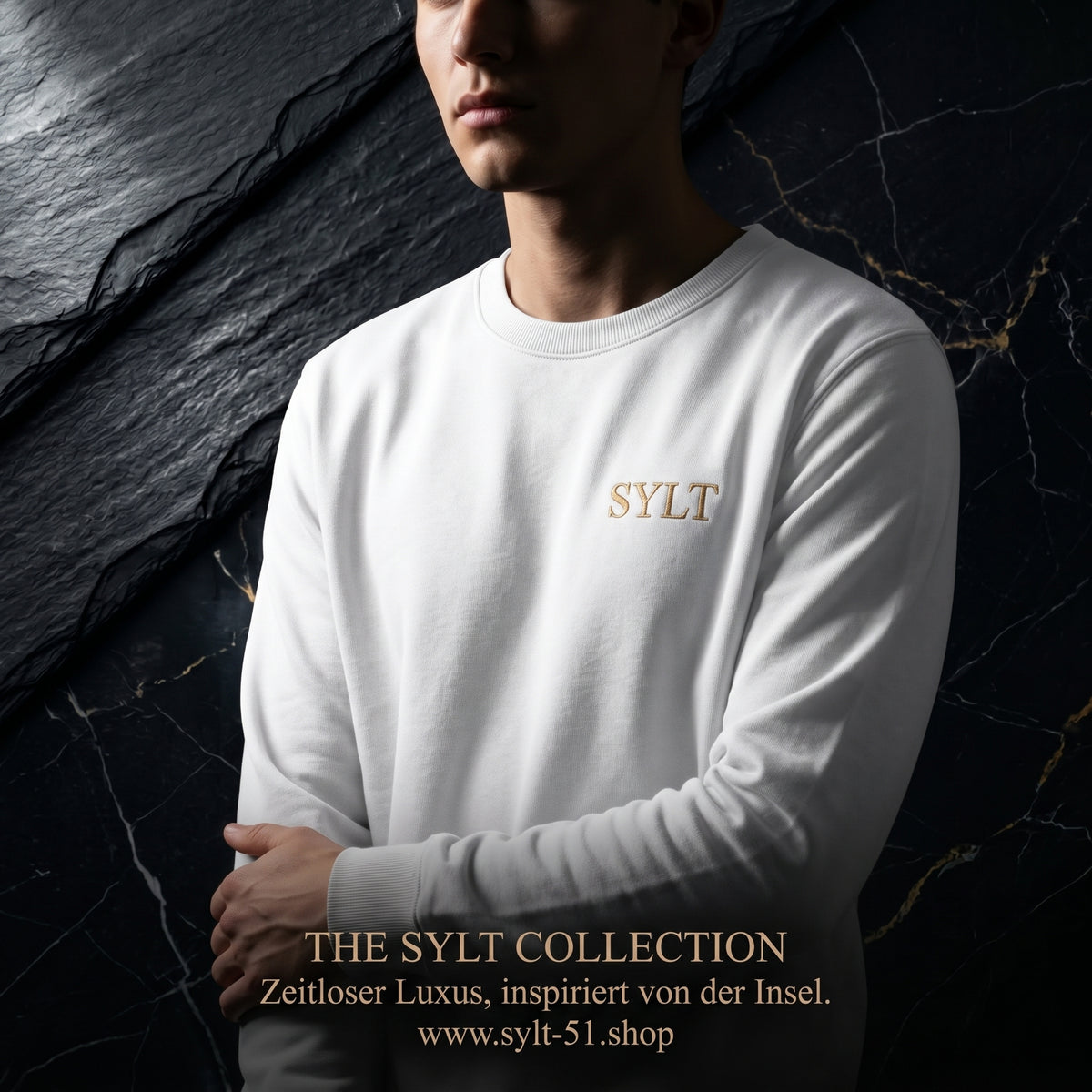 SYLT Bruststick - Premium Unisex Sweatshirt
