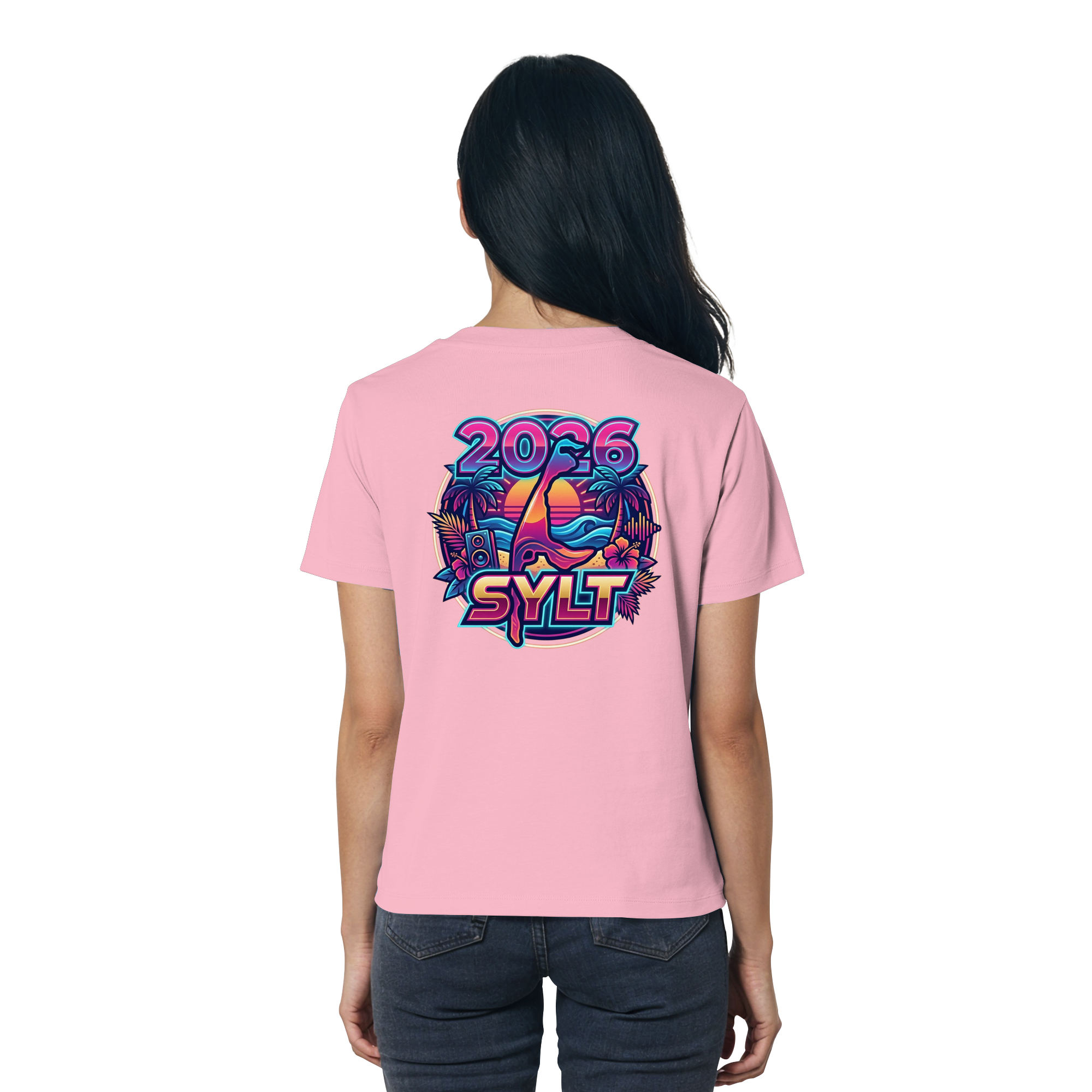 Sylt 2026 - das Frauen Premium T-Shirt (Backprint)