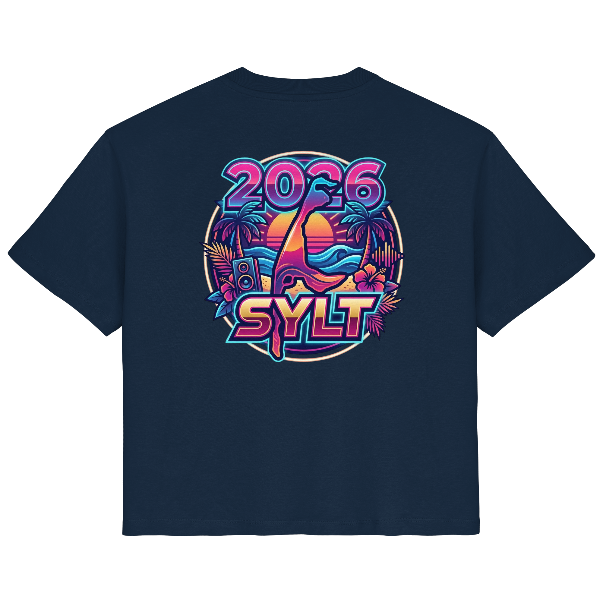 Sylt 2026 - das Frauen Premium T-Shirt (Backprint)