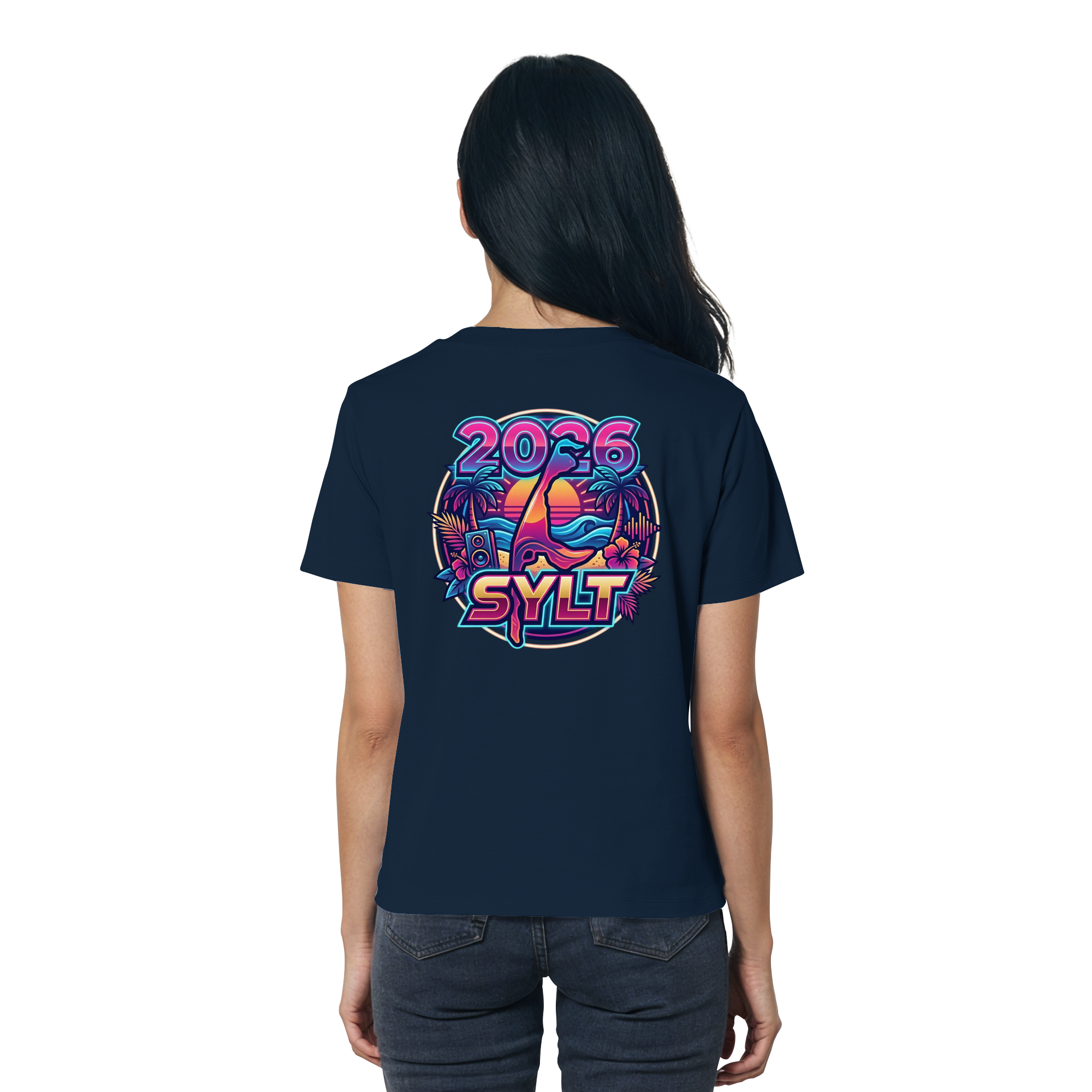 Sylt 2026 - das Frauen Premium T-Shirt (Backprint)