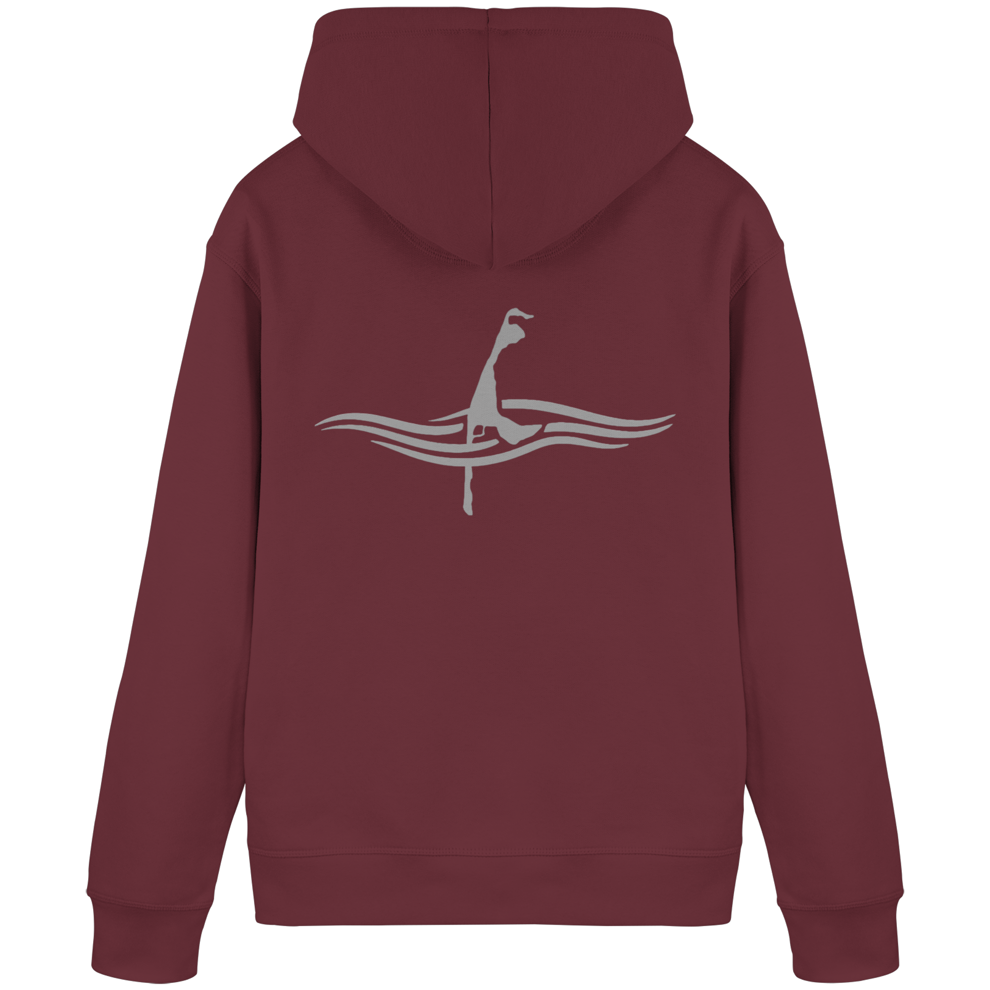 maritimes Sylt vom Meer umschlungen (Rücken) - Basic Hoodie