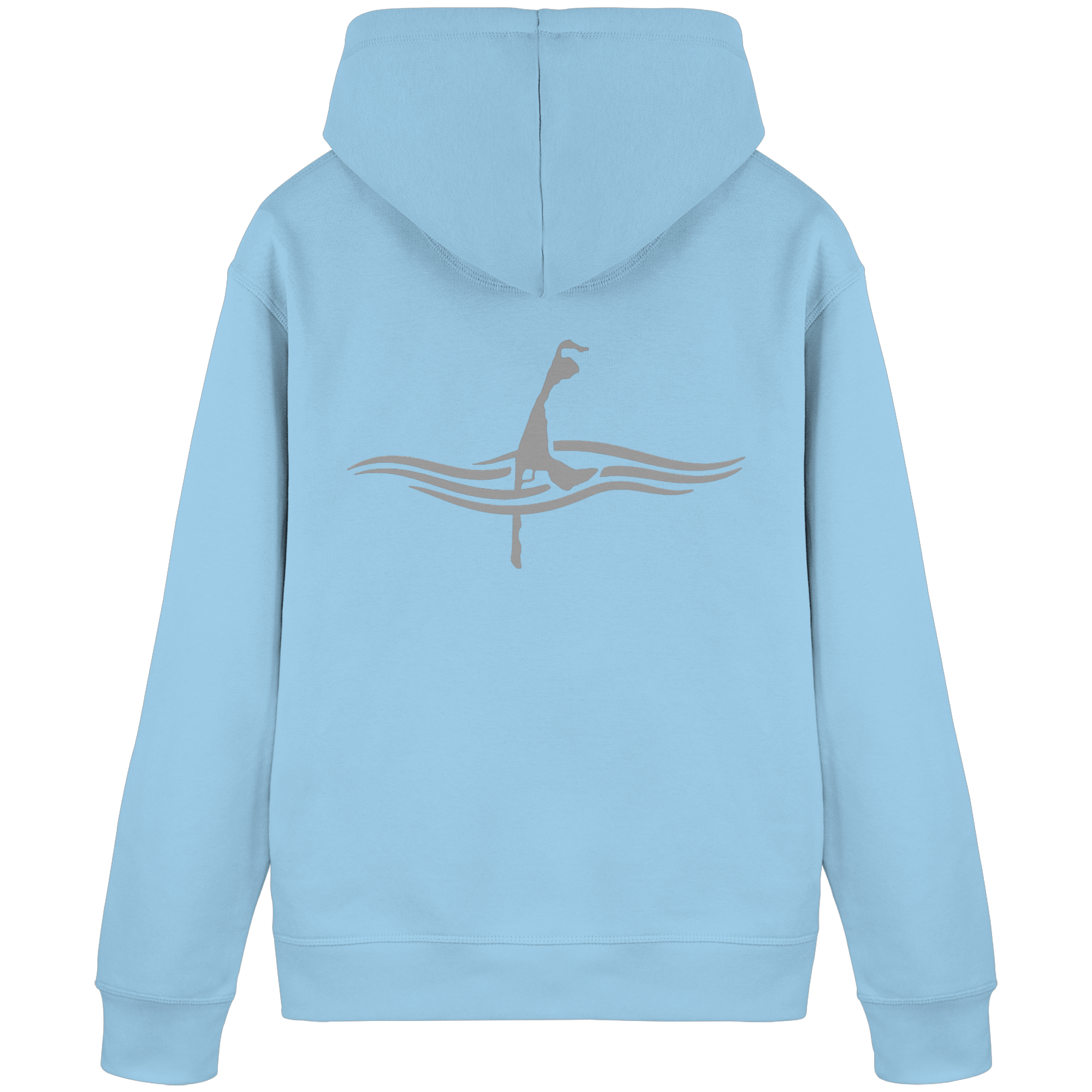 maritimes Sylt vom Meer umschlungen (Rücken) - Basic Hoodie