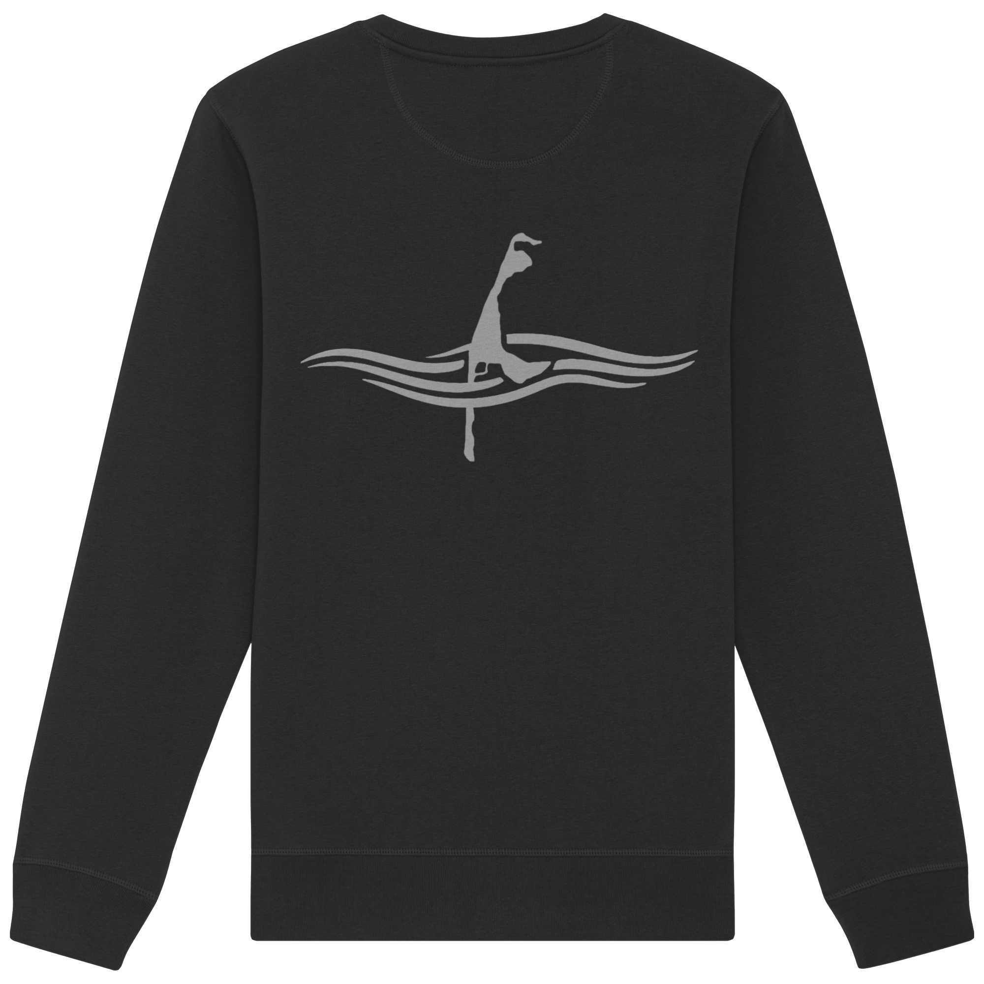 maritimes Sylt vom Meer umschlungen (Rücken) - Unisex Sweatshirt