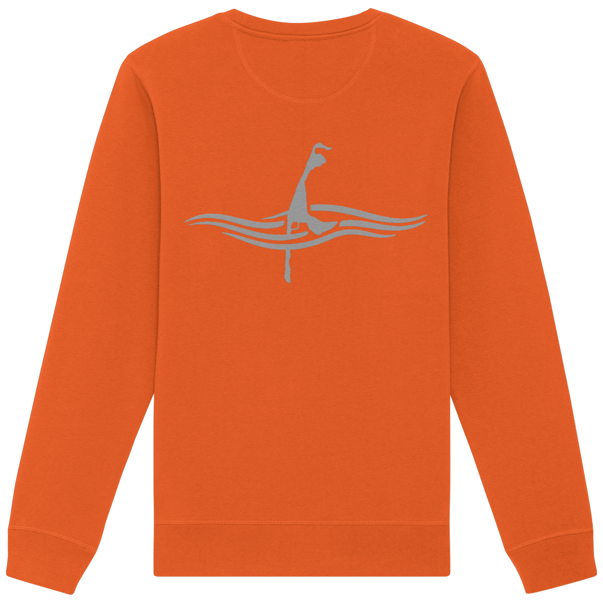 maritimes Sylt vom Meer umschlungen (Rücken) - Unisex Sweatshirt