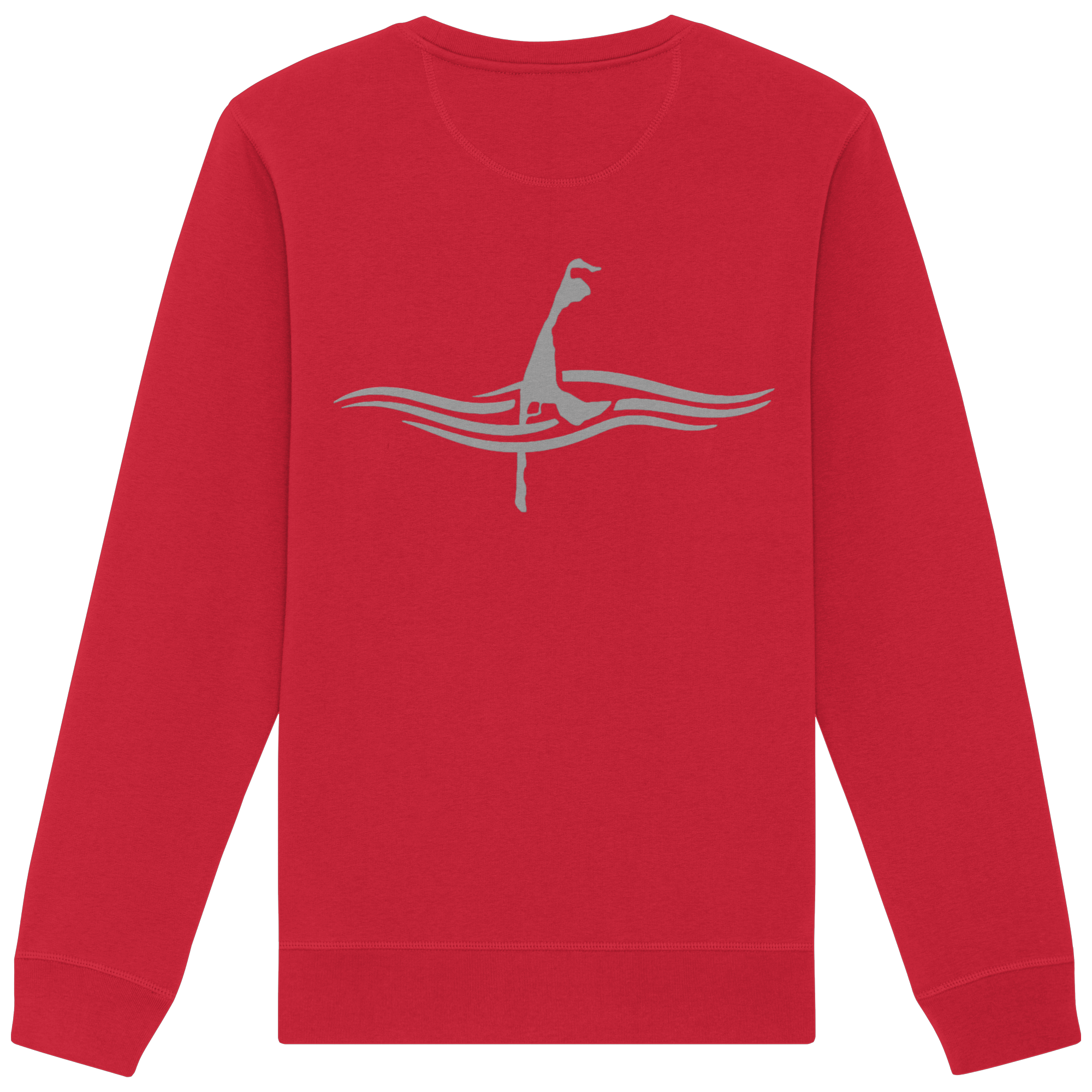 maritimes Sylt vom Meer umschlungen (Rücken) - Unisex Sweatshirt