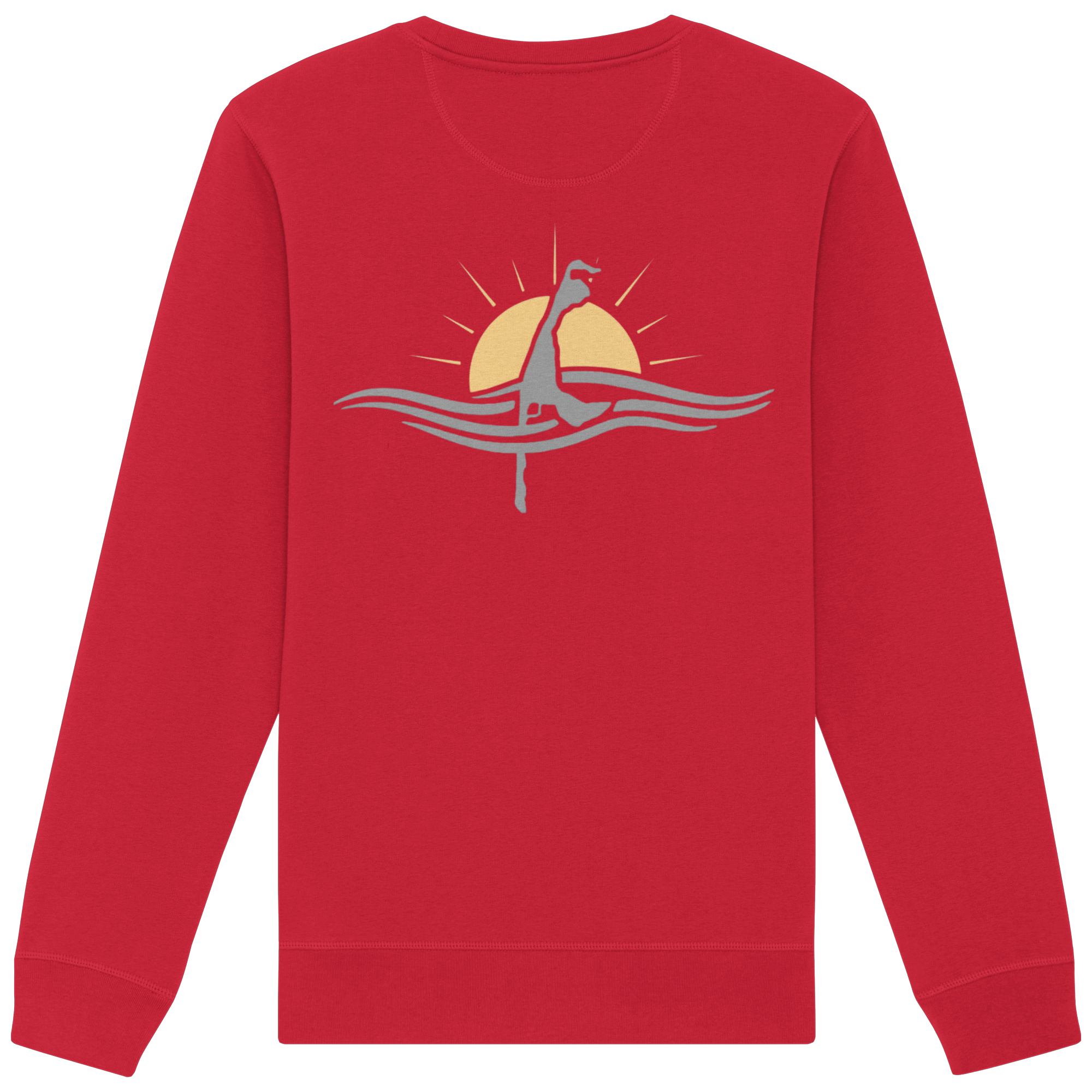 Sonne über Sylt - Summer Feeling mit Stick (front) & Logo (hinten)  - Sweatshirt