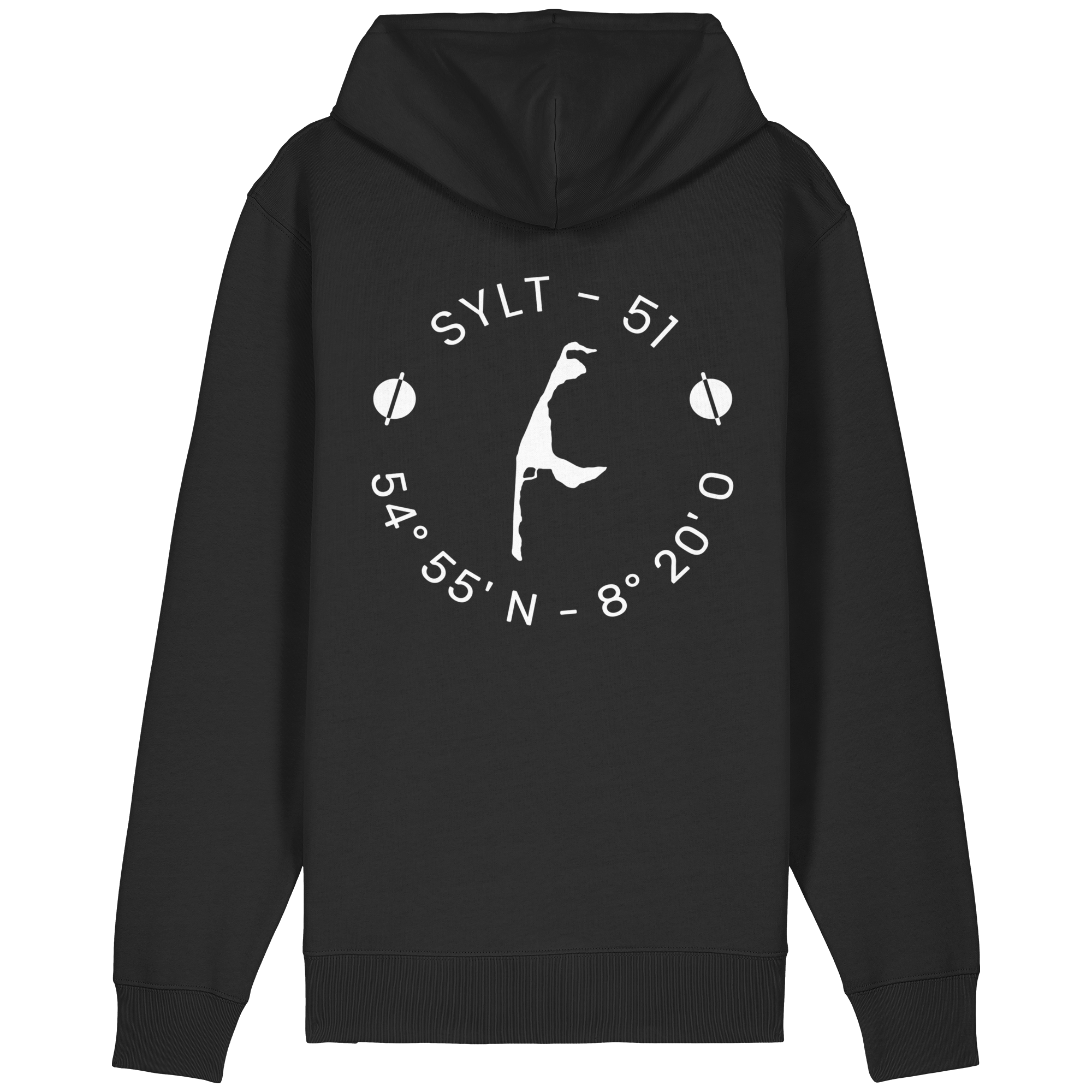 Dein Relaxed Zipper mit Koordinate und Insel