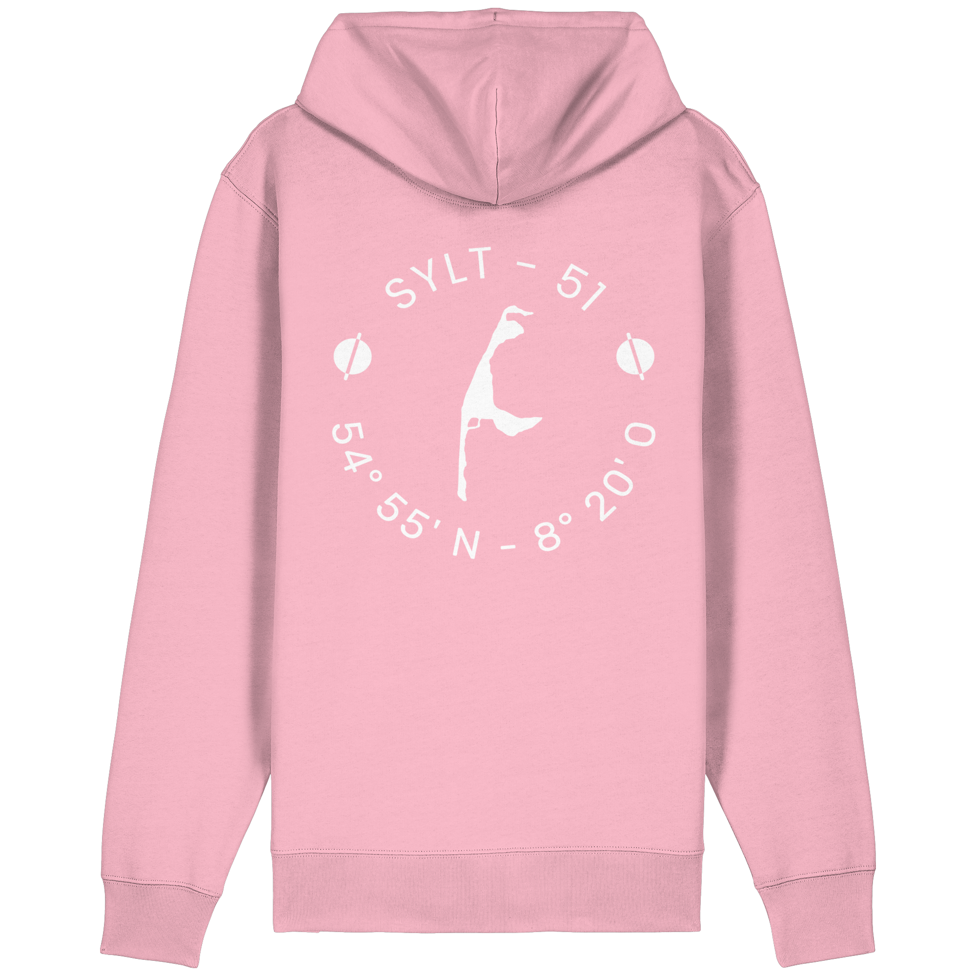 Dein Relaxed Zipper mit Koordinate und Insel