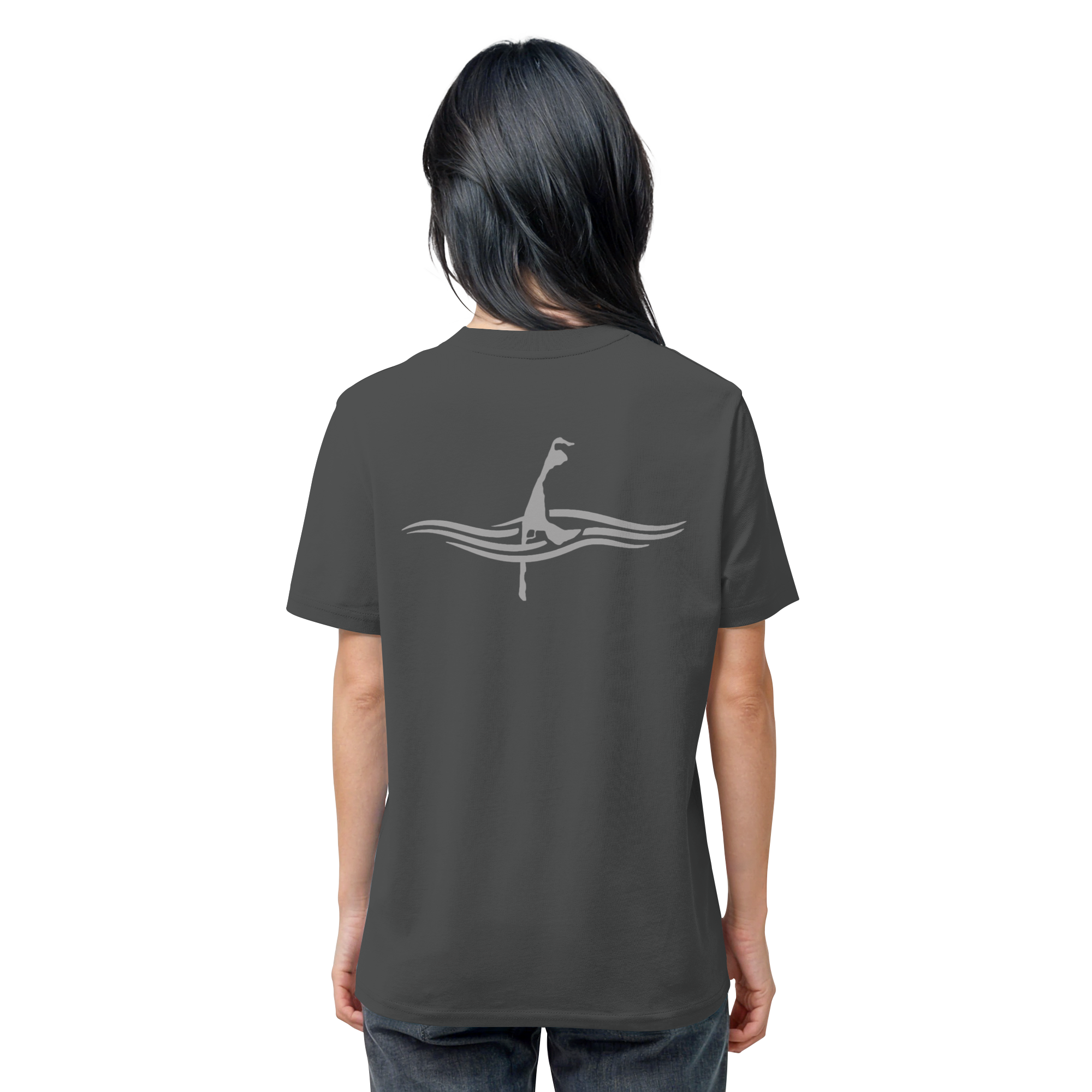 maritimes Sylt vom Meer umschlungen (Rücken) - Basic Shirt