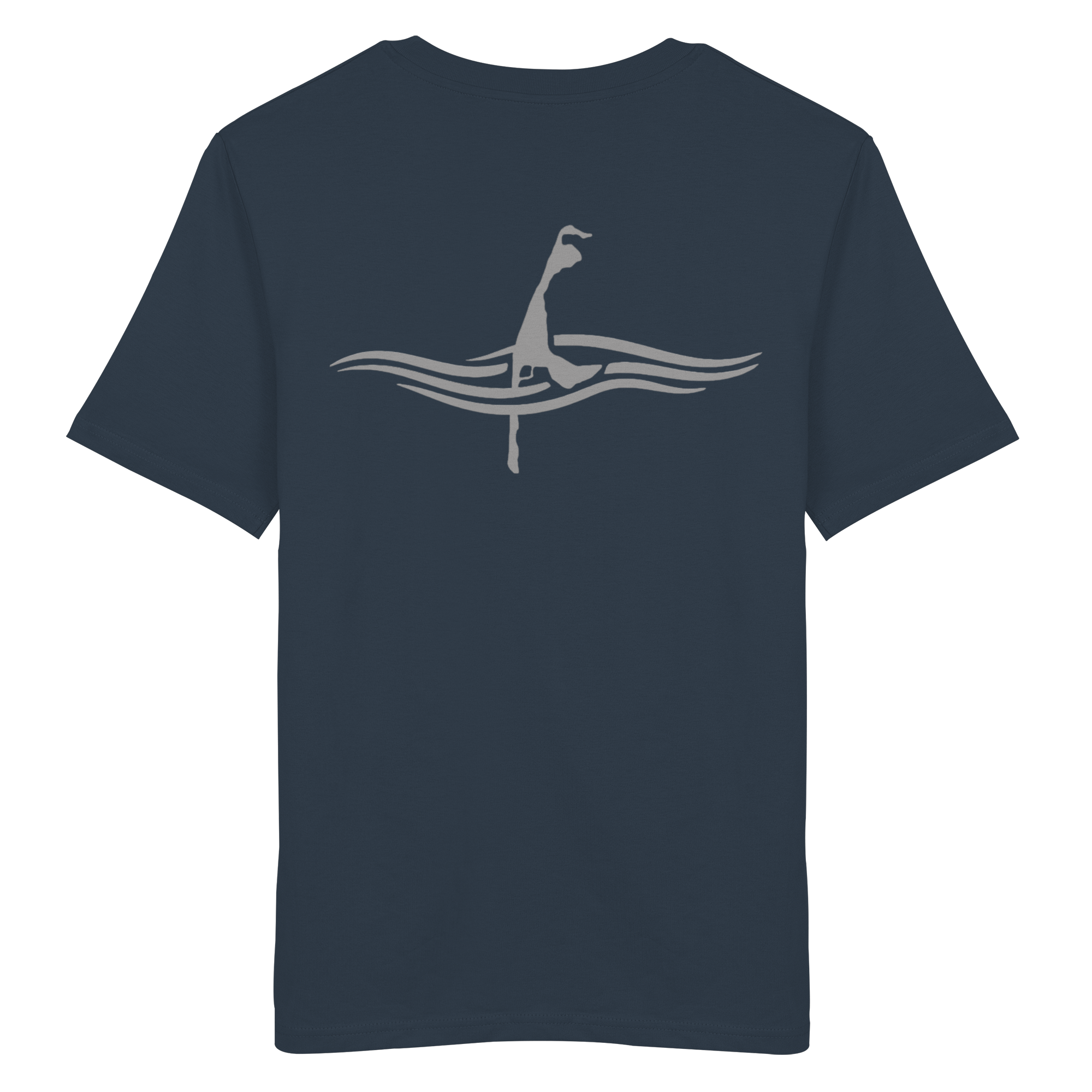 maritimes Sylt vom Meer umschlungen (Rücken) - Basic Shirt