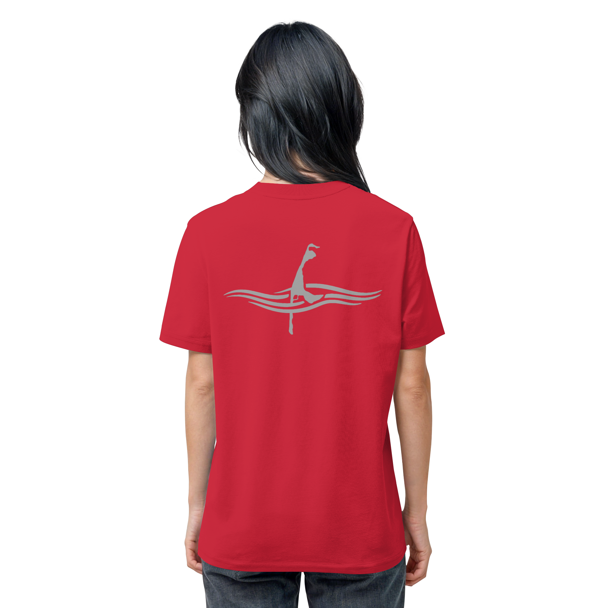 maritimes Sylt vom Meer umschlungen (Rücken) - Basic Shirt