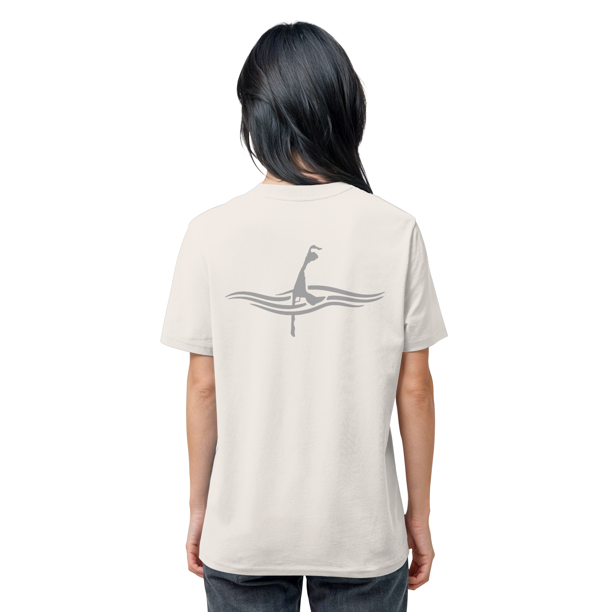 maritimes Sylt vom Meer umschlungen (Rücken) - Basic Shirt
