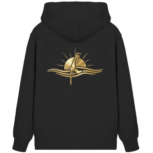 Bruststick & Goldprint Rücken - Organic Premium Zipper