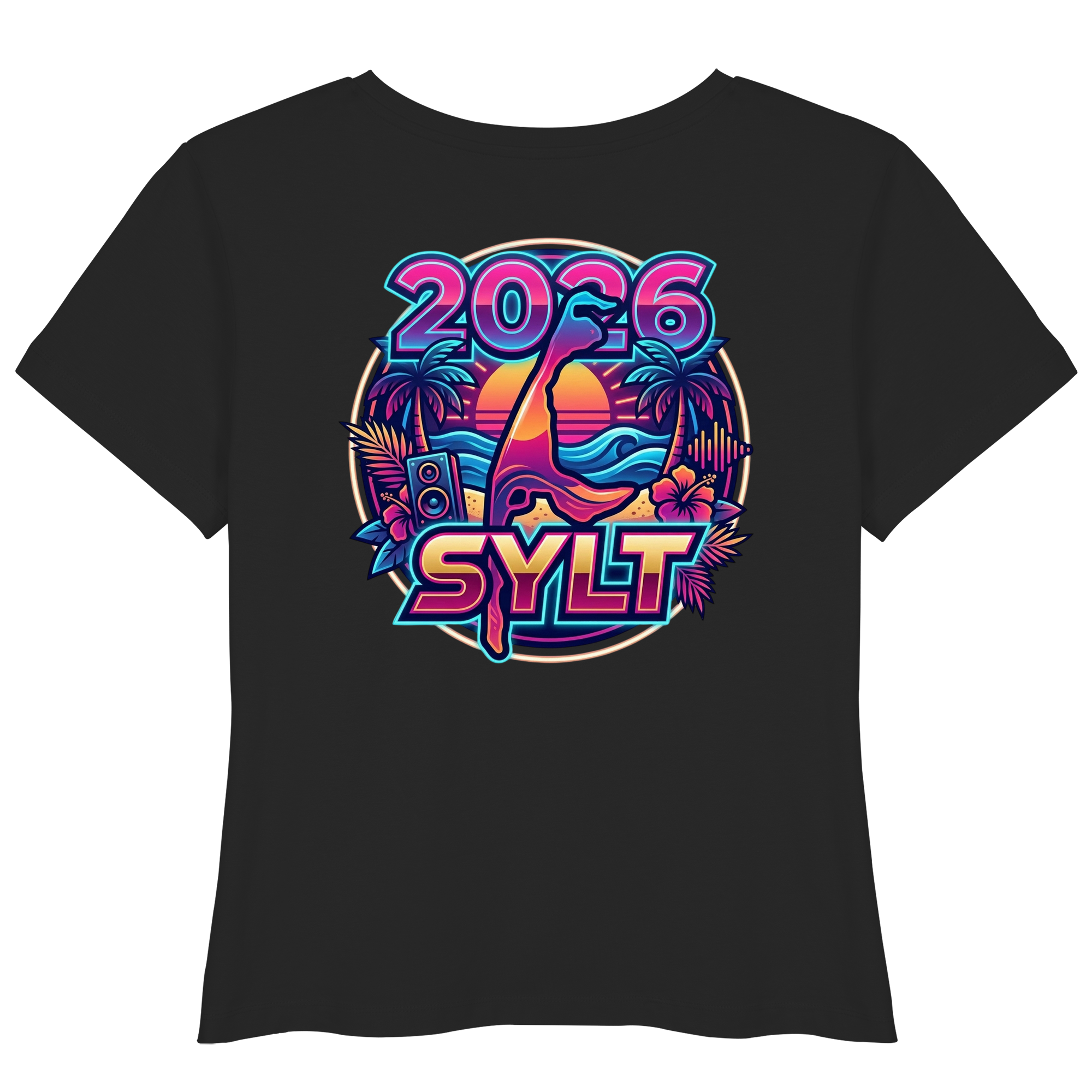 Sylt 2026 - das Frauen Premium Lightweight T-Shirt (Backprint)