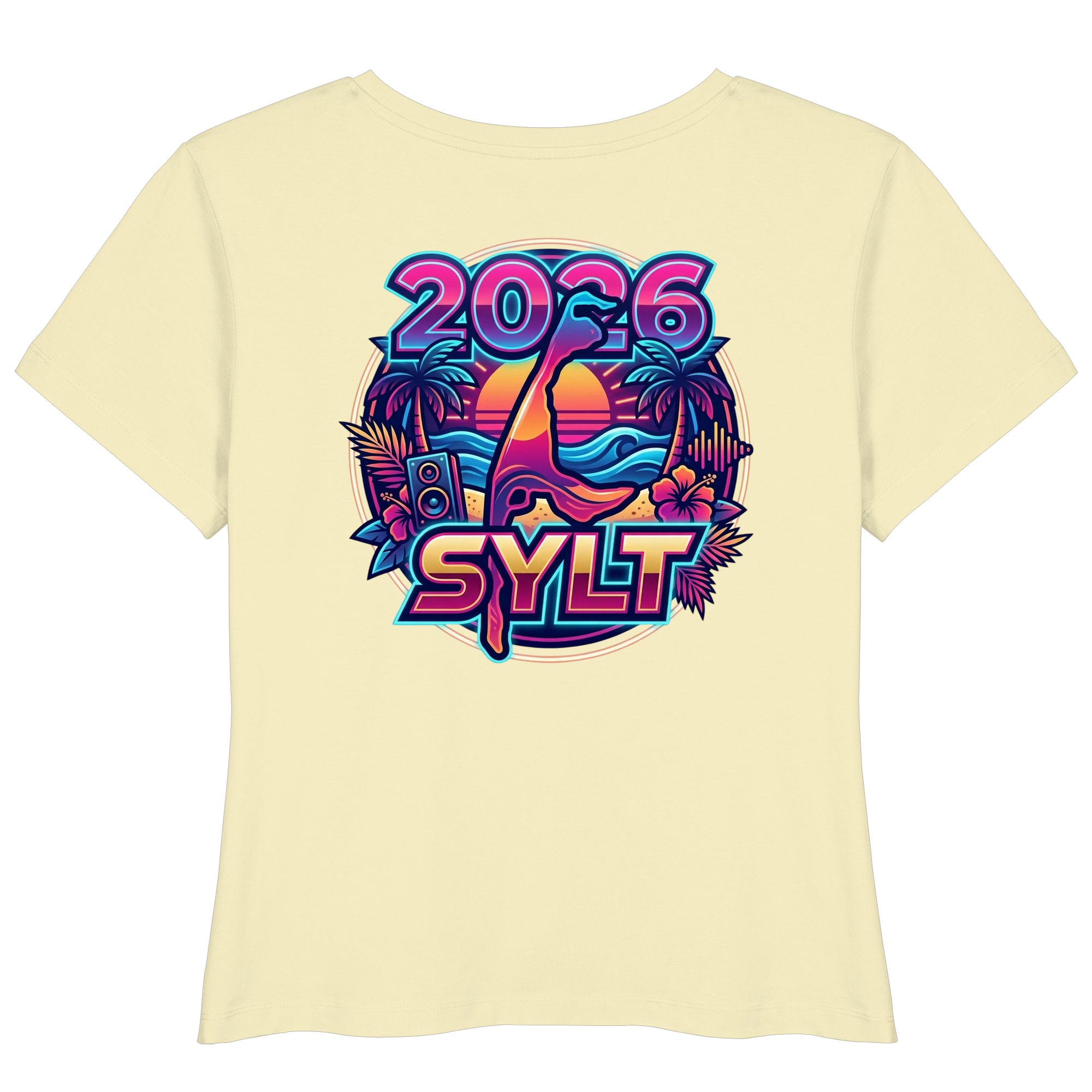 Sylt 2026 - das Frauen Premium Lightweight T-Shirt (Backprint)