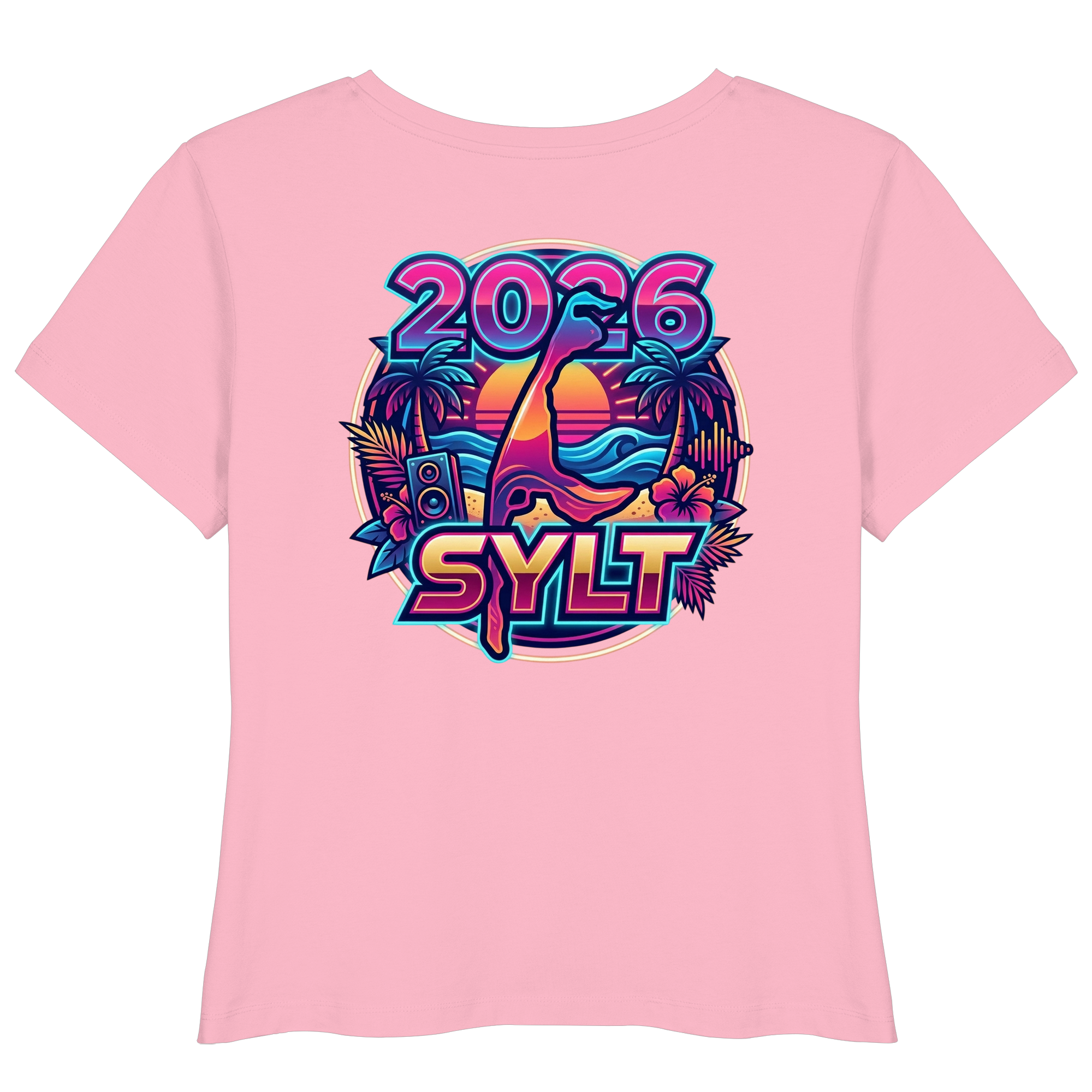 Sylt 2026 - das Frauen Premium Lightweight T-Shirt (Backprint)