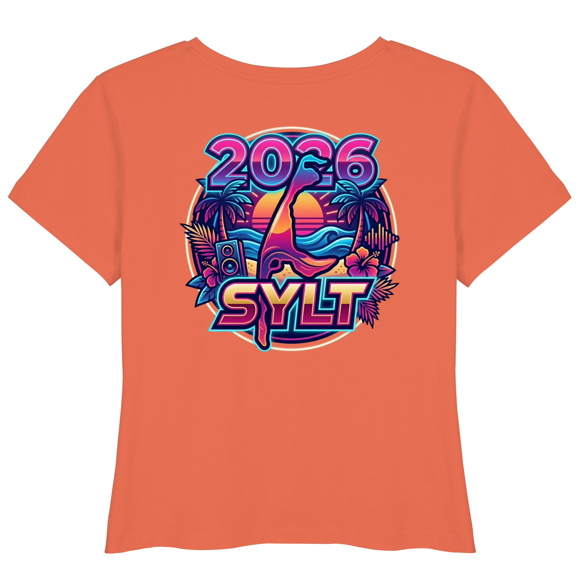 Sylt 2026 - das Frauen Premium Lightweight T-Shirt (Backprint)