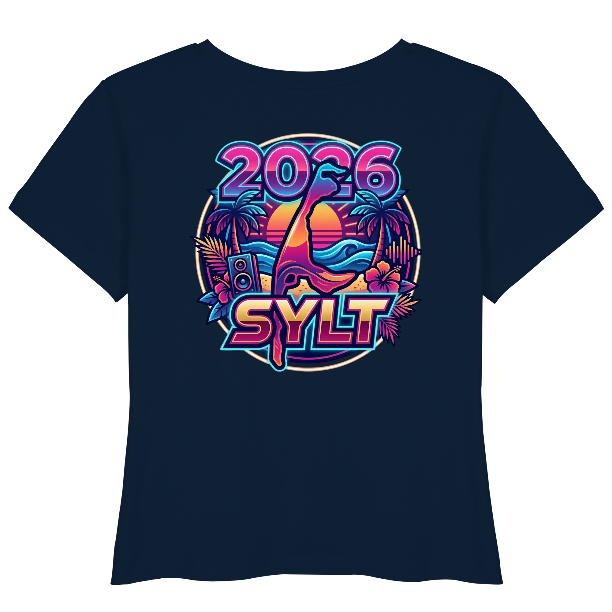Sylt 2026 - das Frauen Premium Lightweight T-Shirt (Backprint)