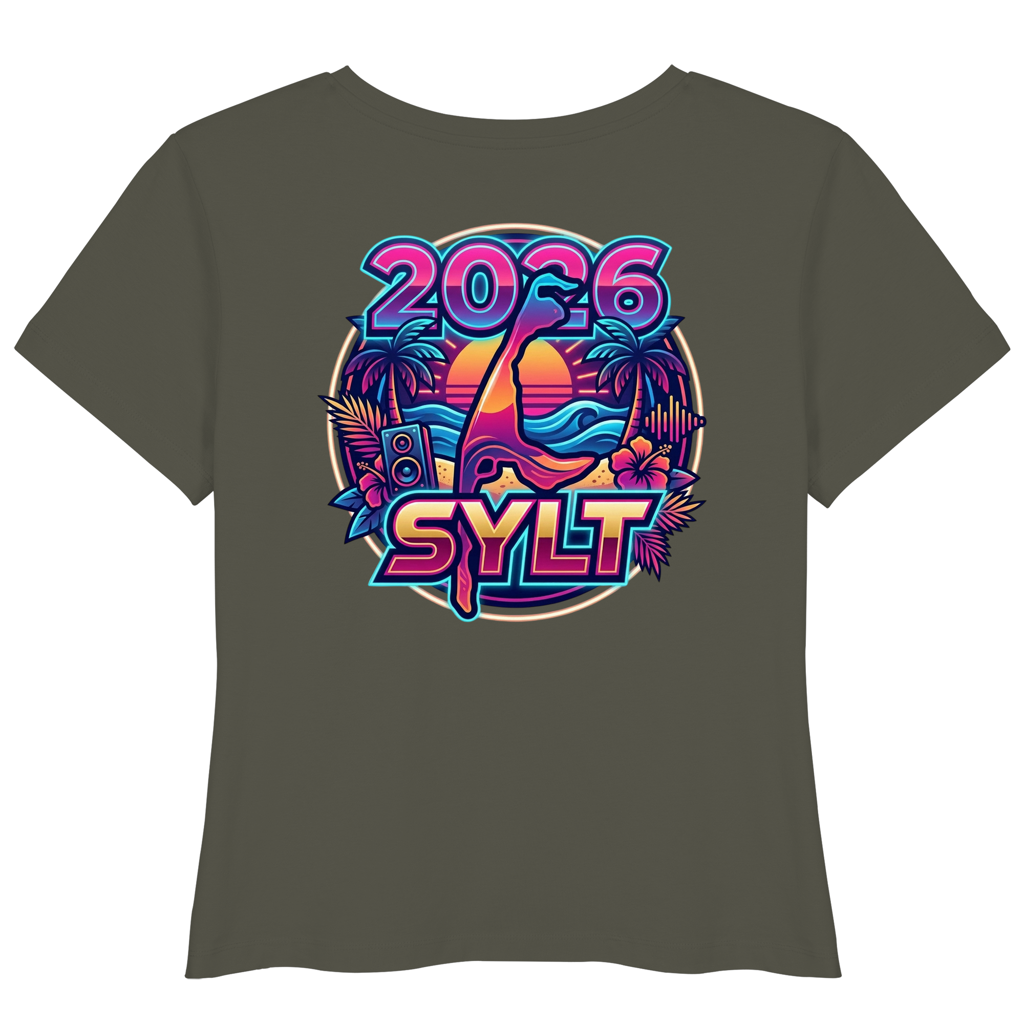 Sylt 2026 - das Frauen Premium Lightweight T-Shirt (Backprint)