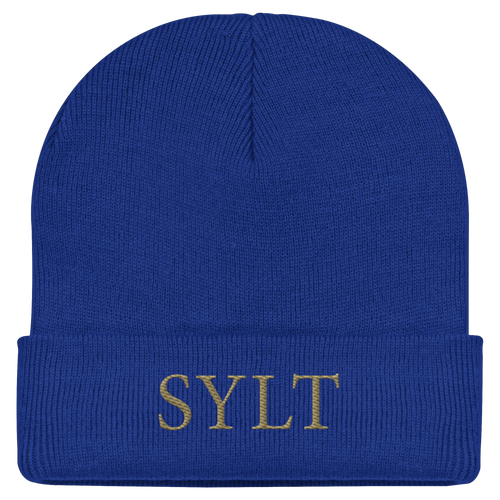exklusives Sylt Design im Goldstick  - Classic Beanie