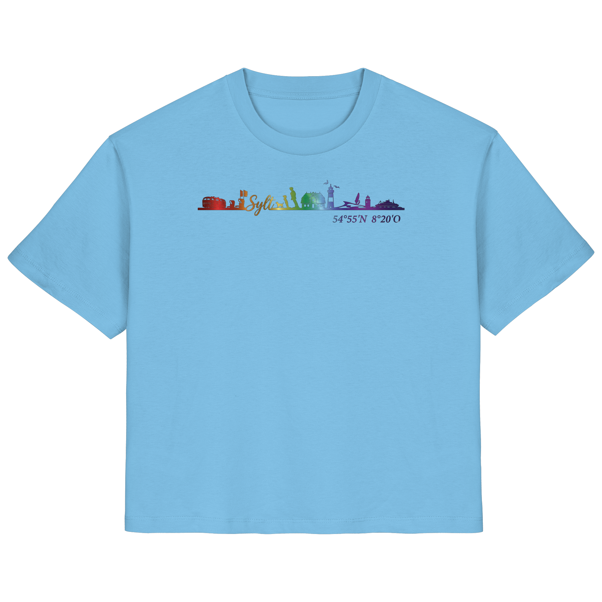 Skyline IV ~ Sylt ist bunt - Frauen Premium T-Shirt