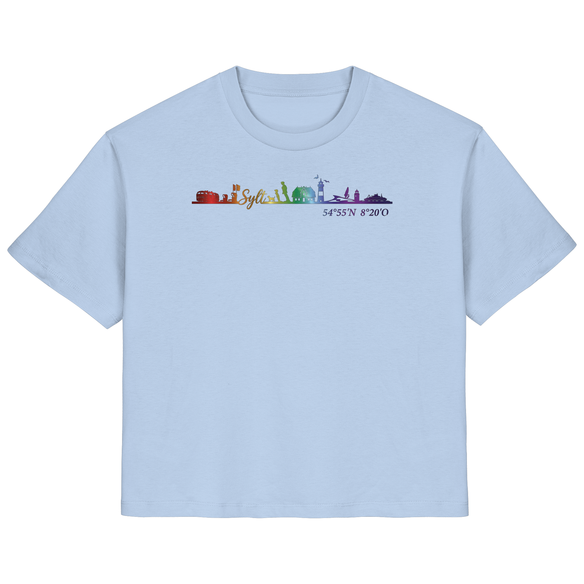 Skyline IV ~ Sylt ist bunt - Frauen Premium T-Shirt