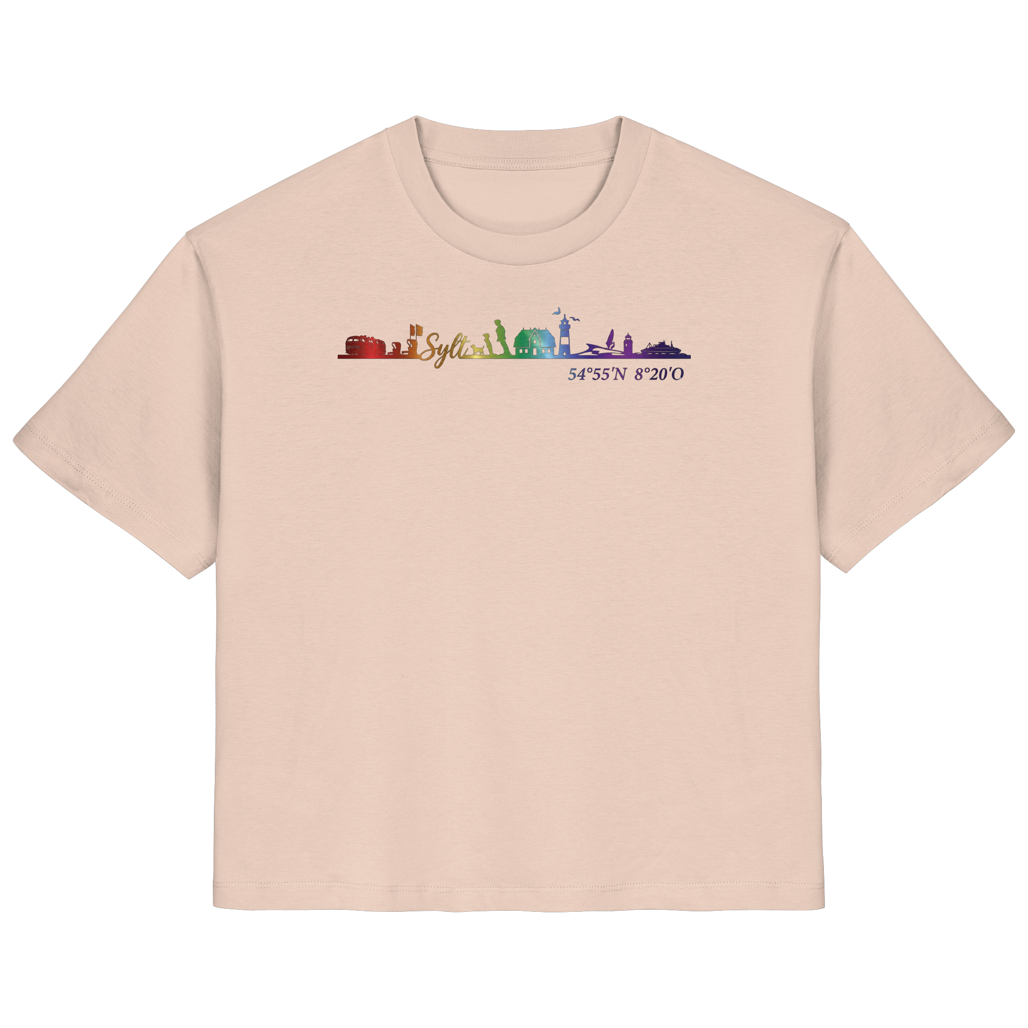 Skyline IV ~ Sylt ist bunt - Frauen Premium T-Shirt