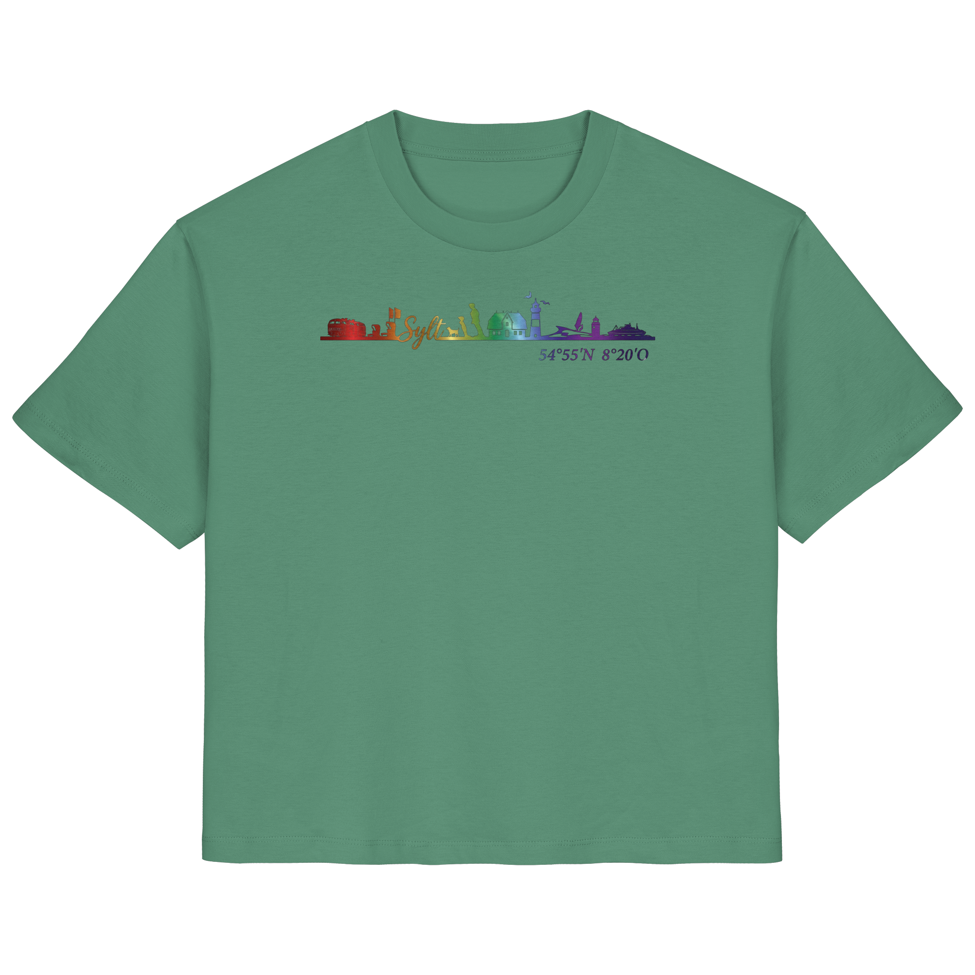 Skyline IV ~ Sylt ist bunt - Frauen Premium T-Shirt
