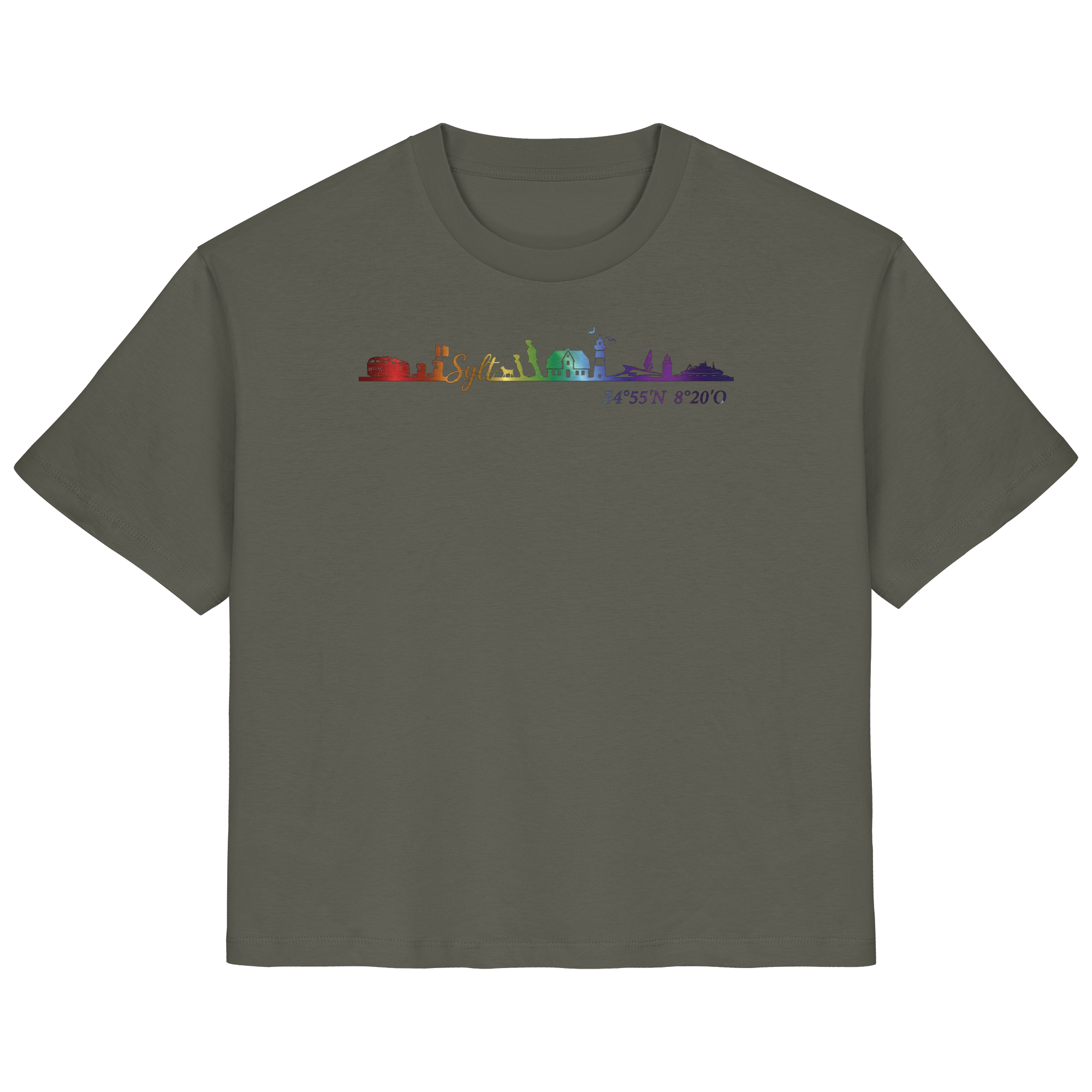 Skyline IV ~ Sylt ist bunt - Frauen Premium T-Shirt