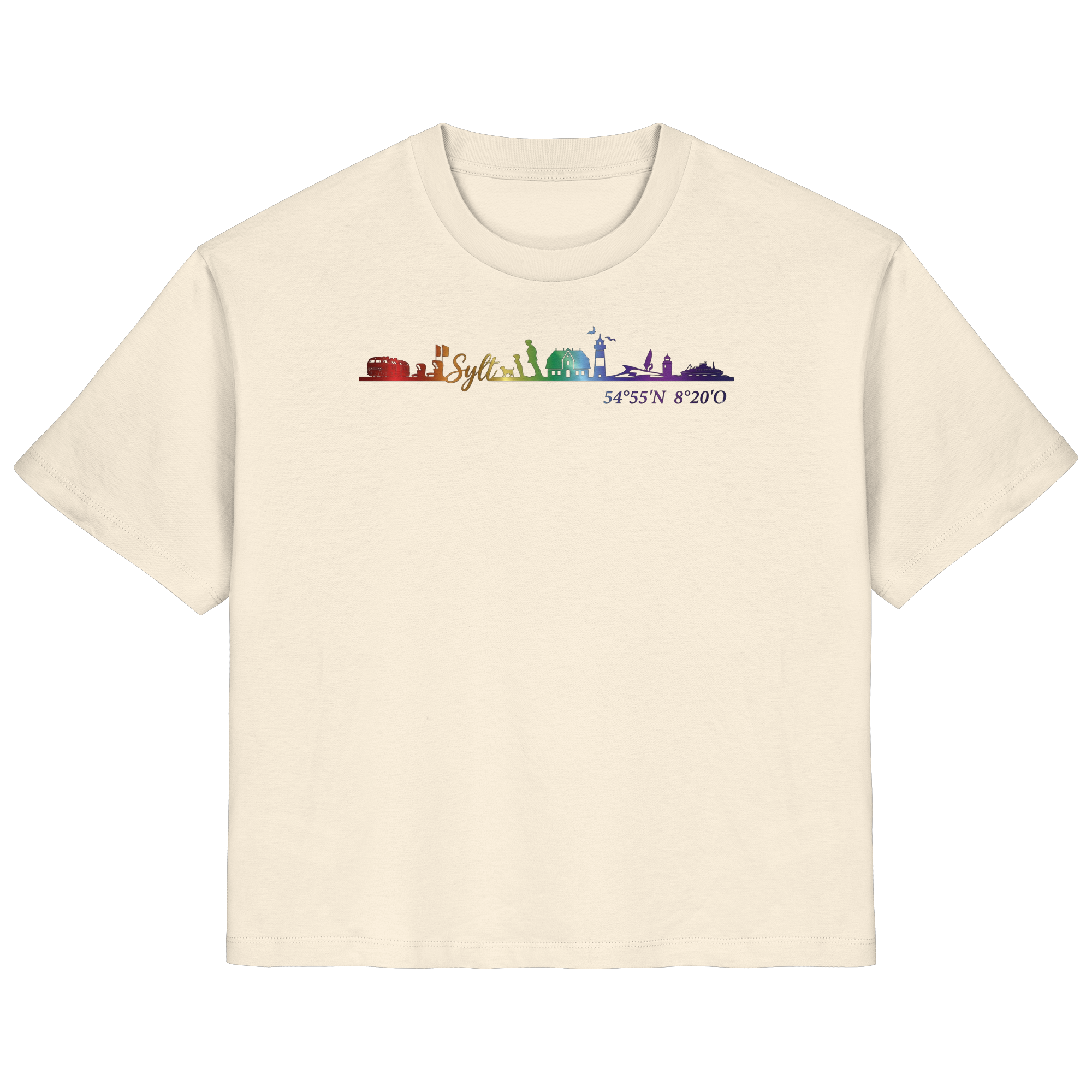 Skyline IV ~ Sylt ist bunt - Frauen Premium T-Shirt