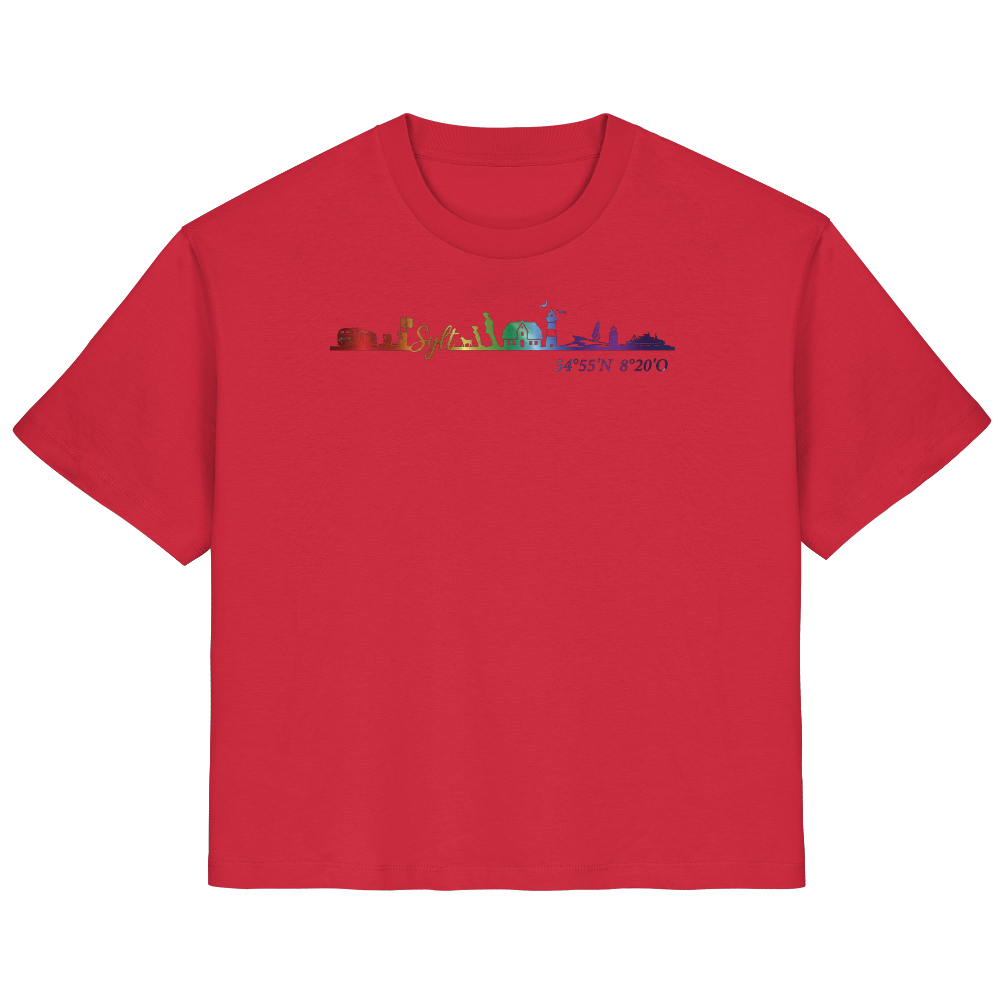 Skyline IV ~ Sylt ist bunt - Frauen Premium T-Shirt