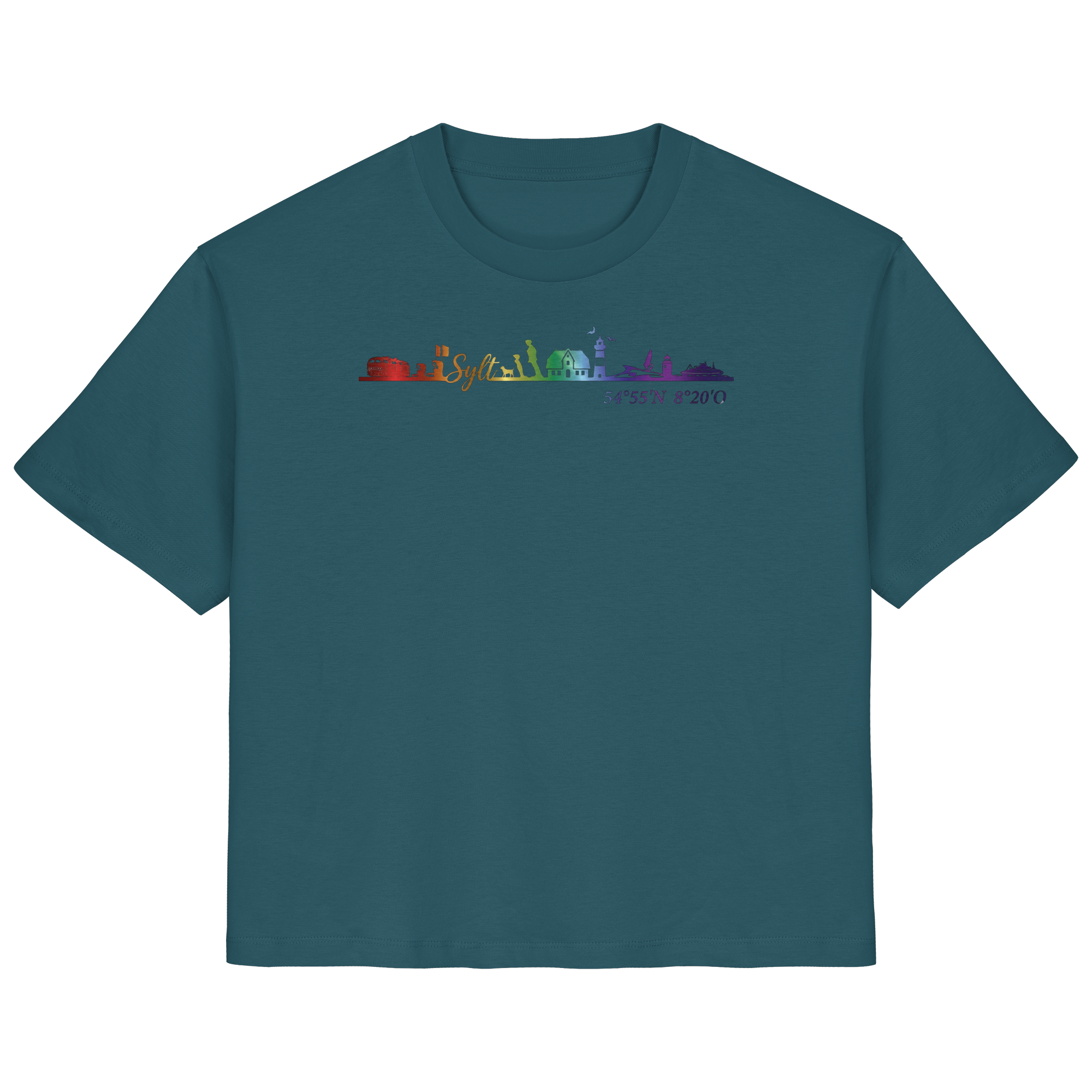 Skyline IV ~ Sylt ist bunt - Frauen Premium T-Shirt