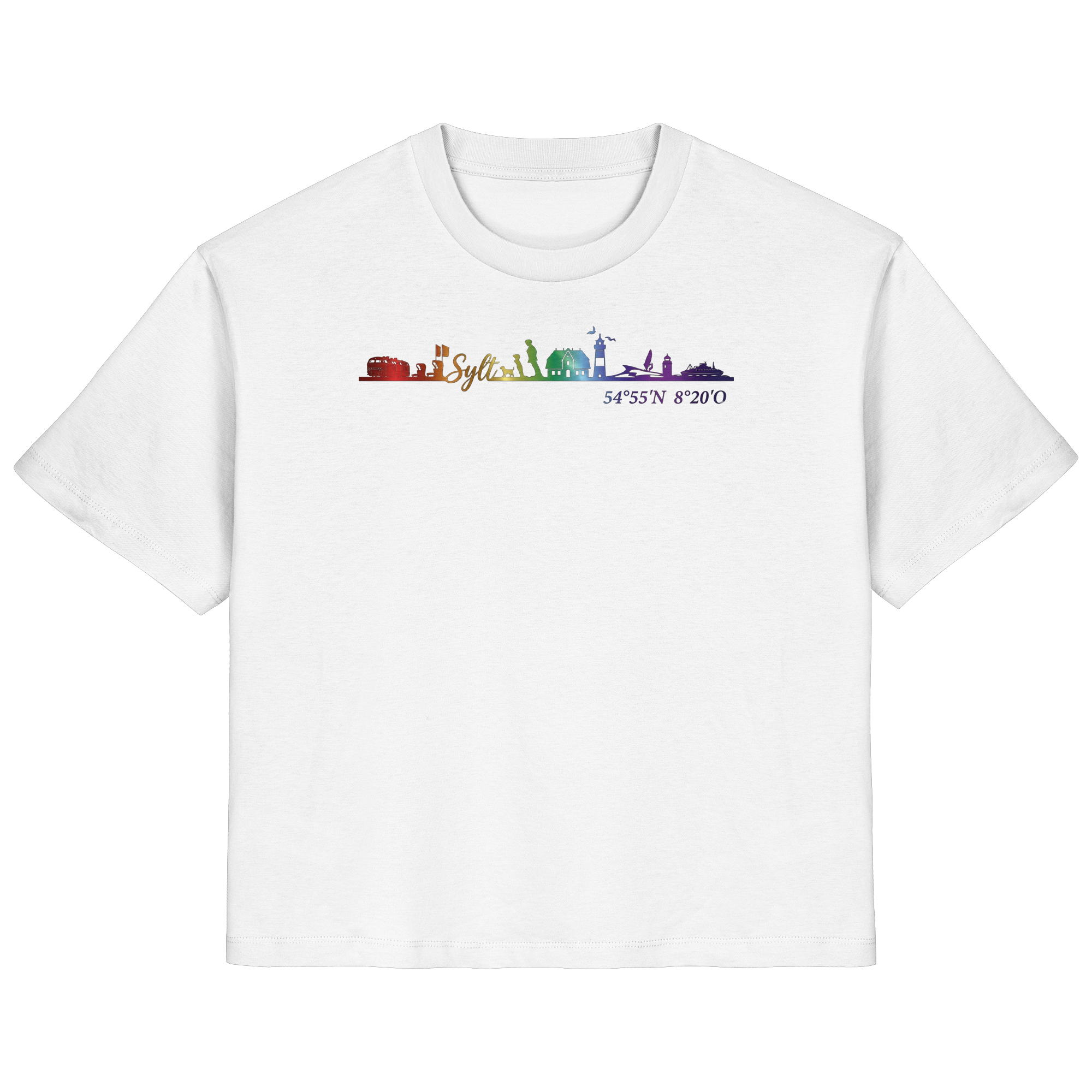 Skyline IV ~ Sylt ist bunt - Frauen Premium T-Shirt