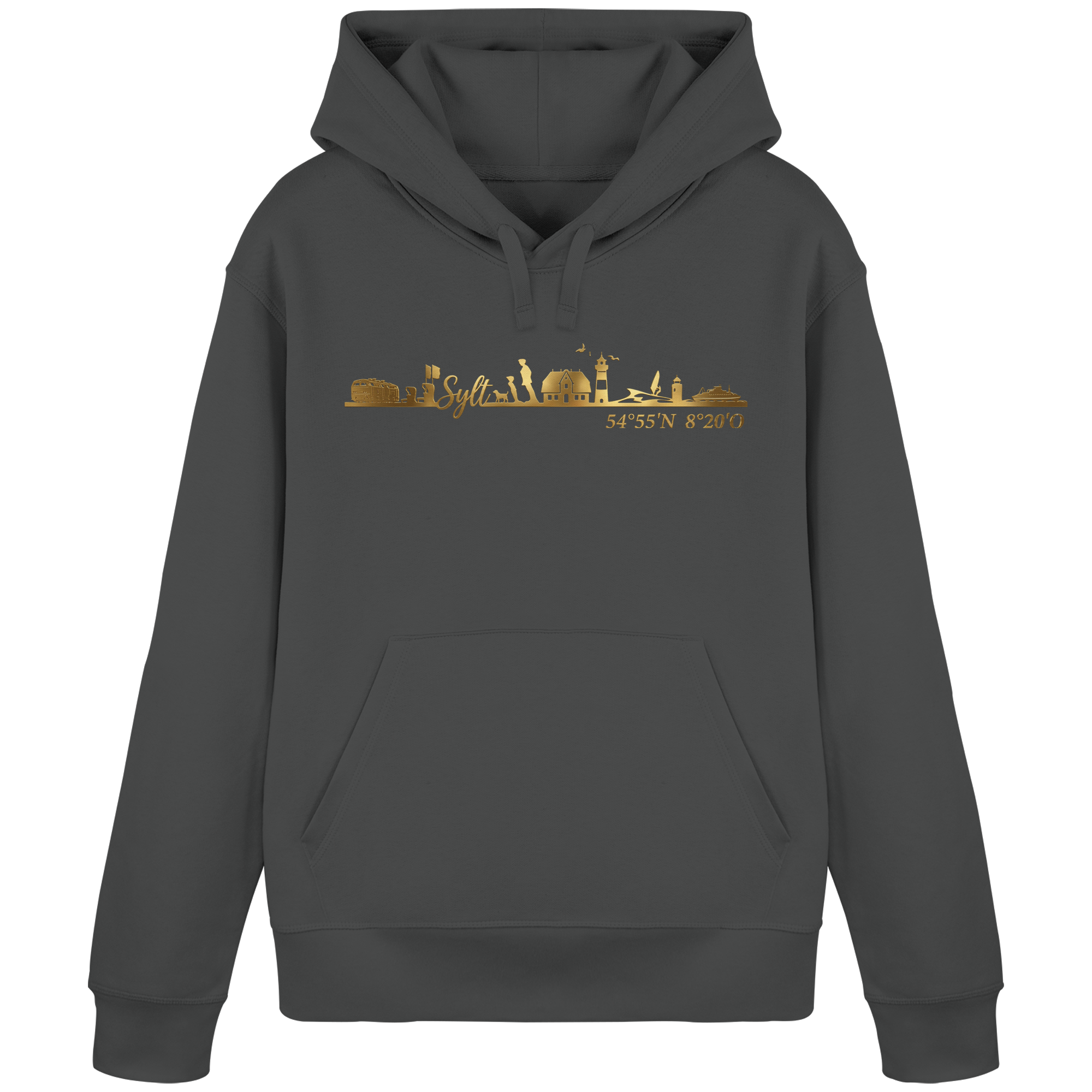 Skyline III - Premium Hoodie GoldArt