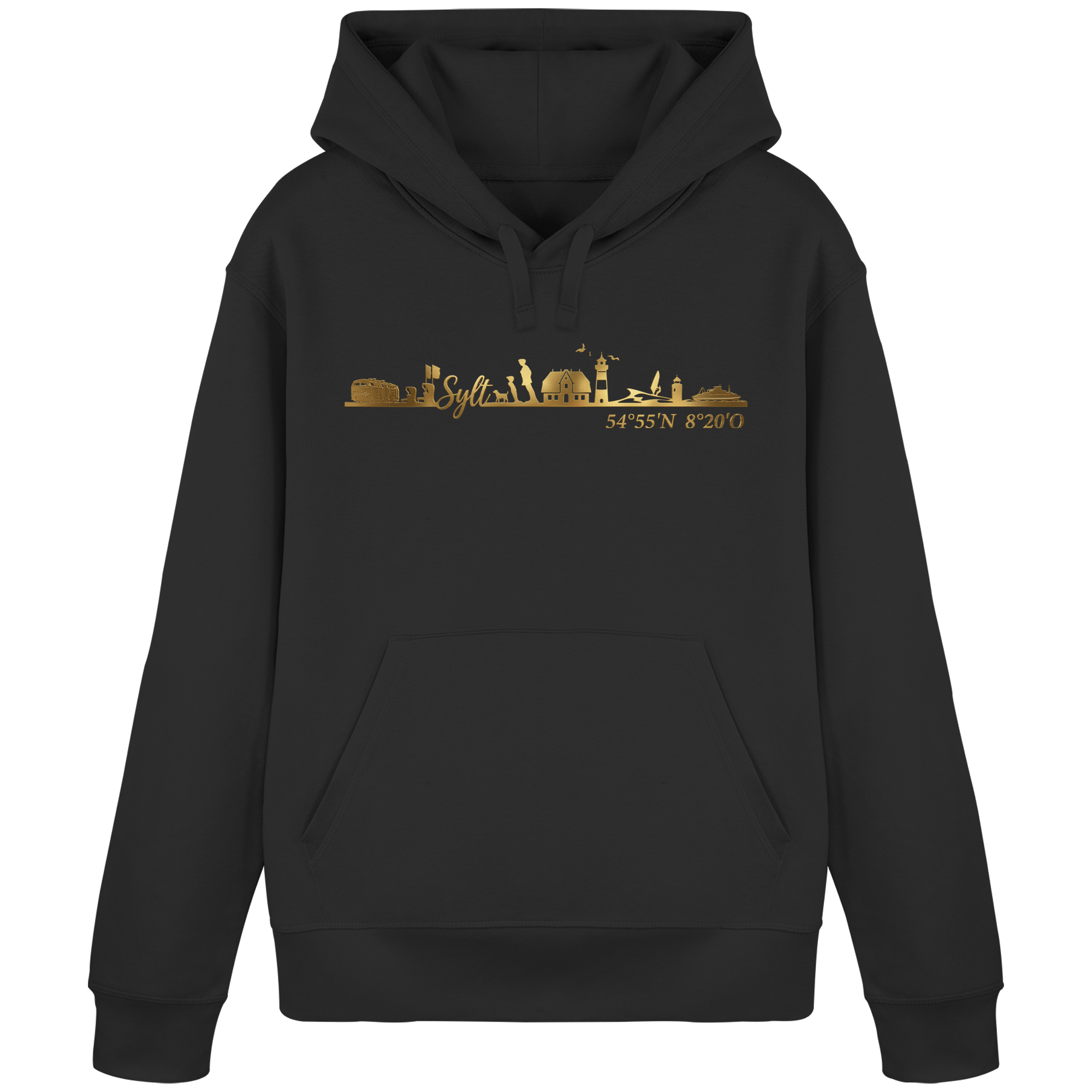 Skyline III - Premium Hoodie GoldArt