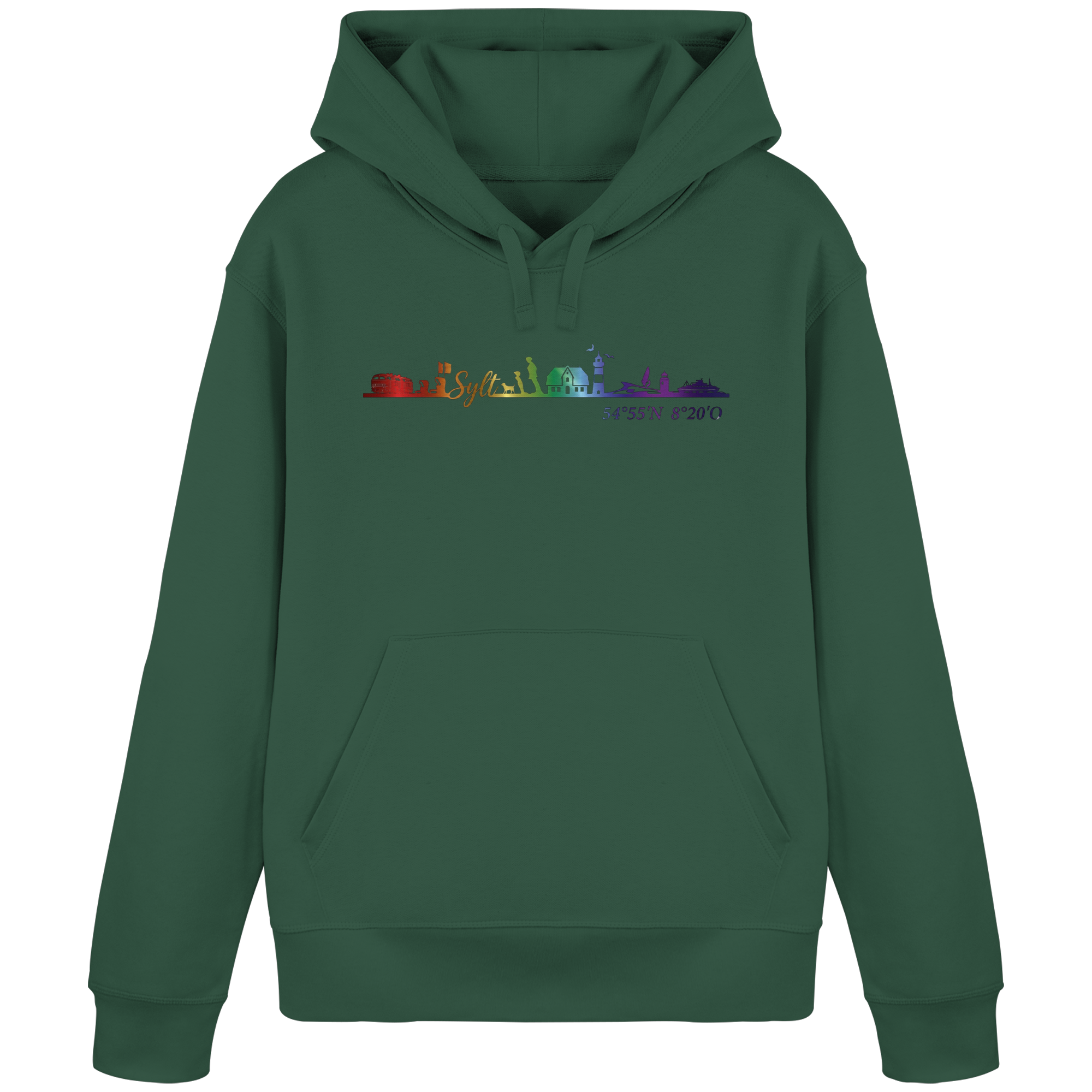 Skyline IV ~ Sylt ist bunt - Premium Hoodie
