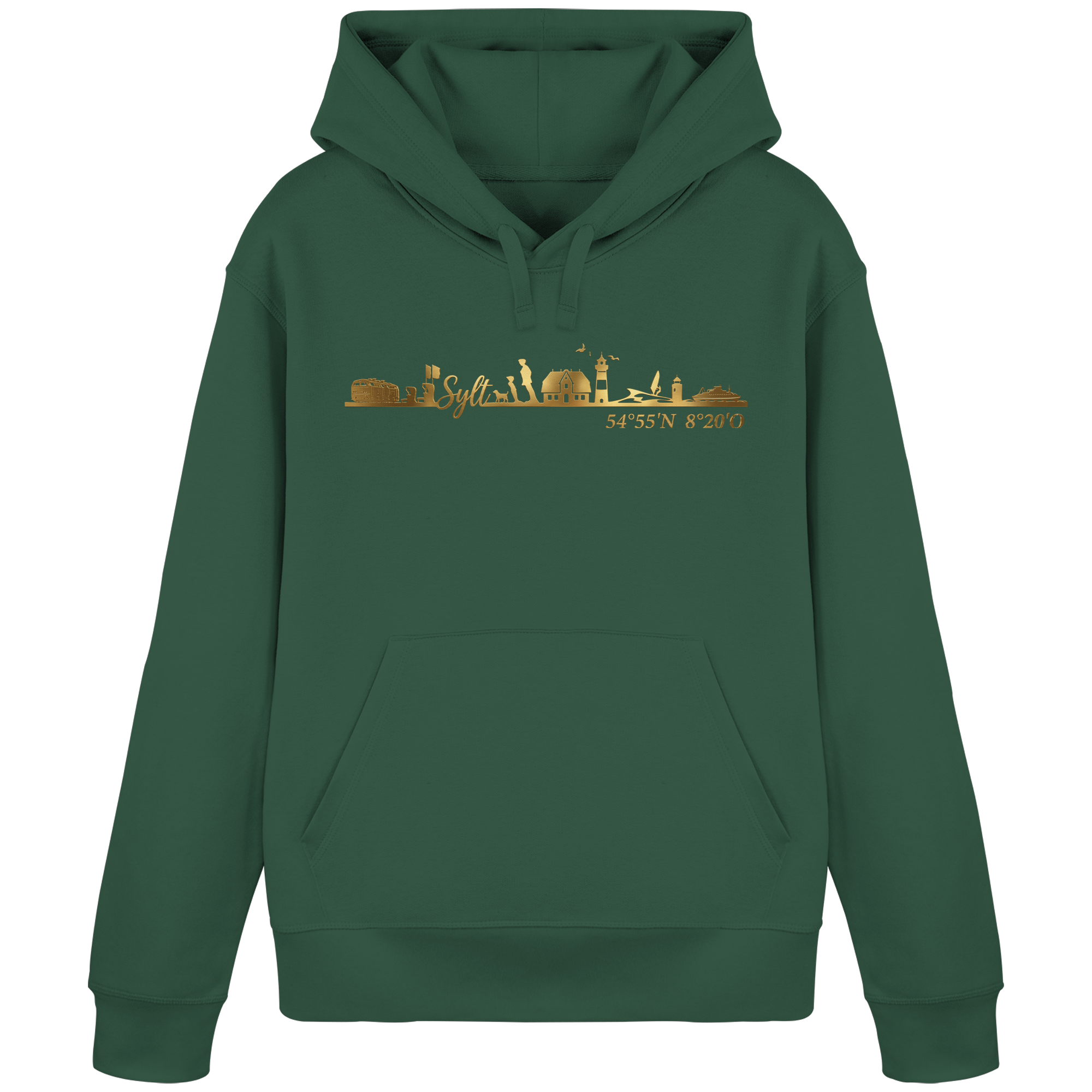 Skyline III - Premium Hoodie GoldArt