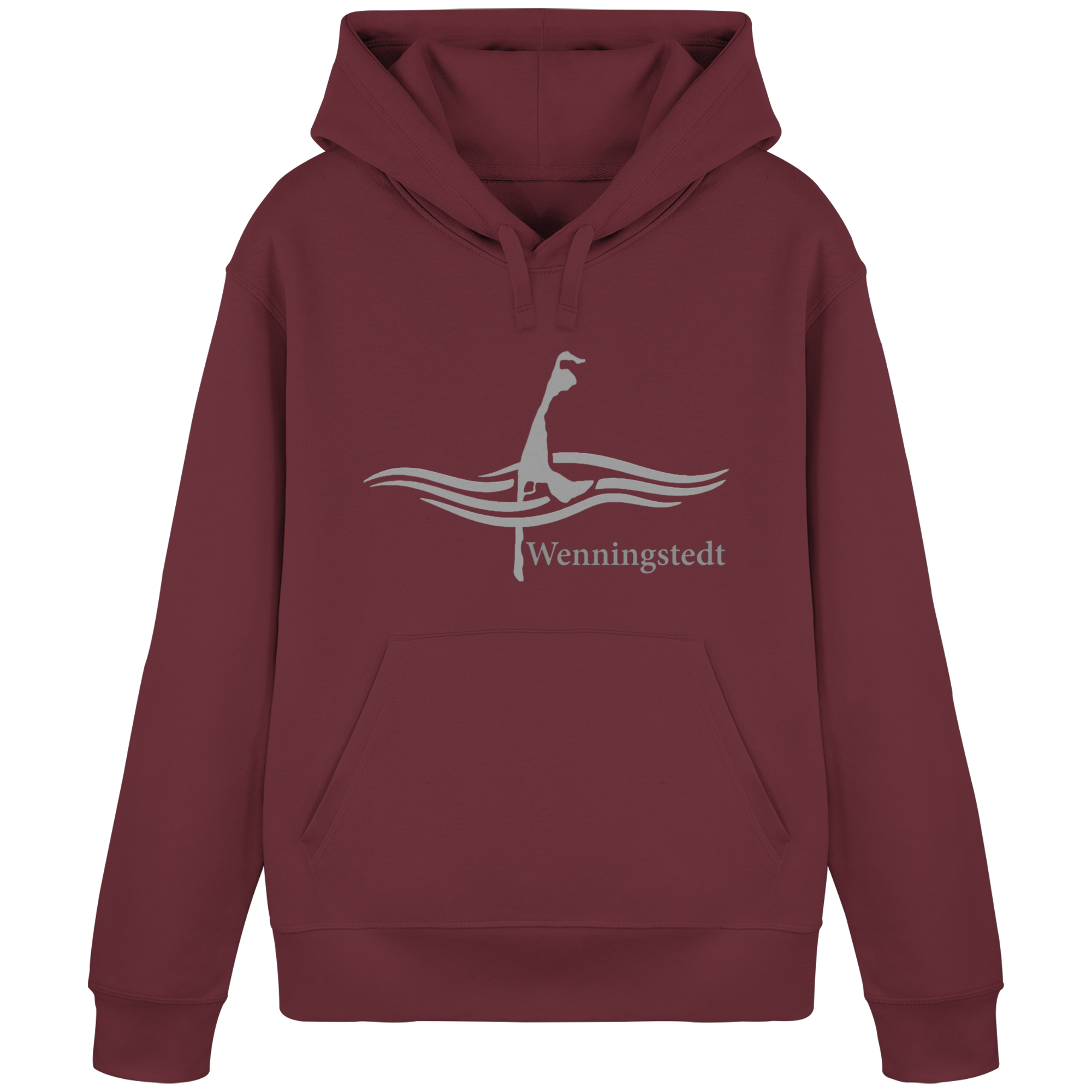 maritimes Sylt vom Meer umschlungen - Edition Wenningstedt (Vorne) Basic Hoodie