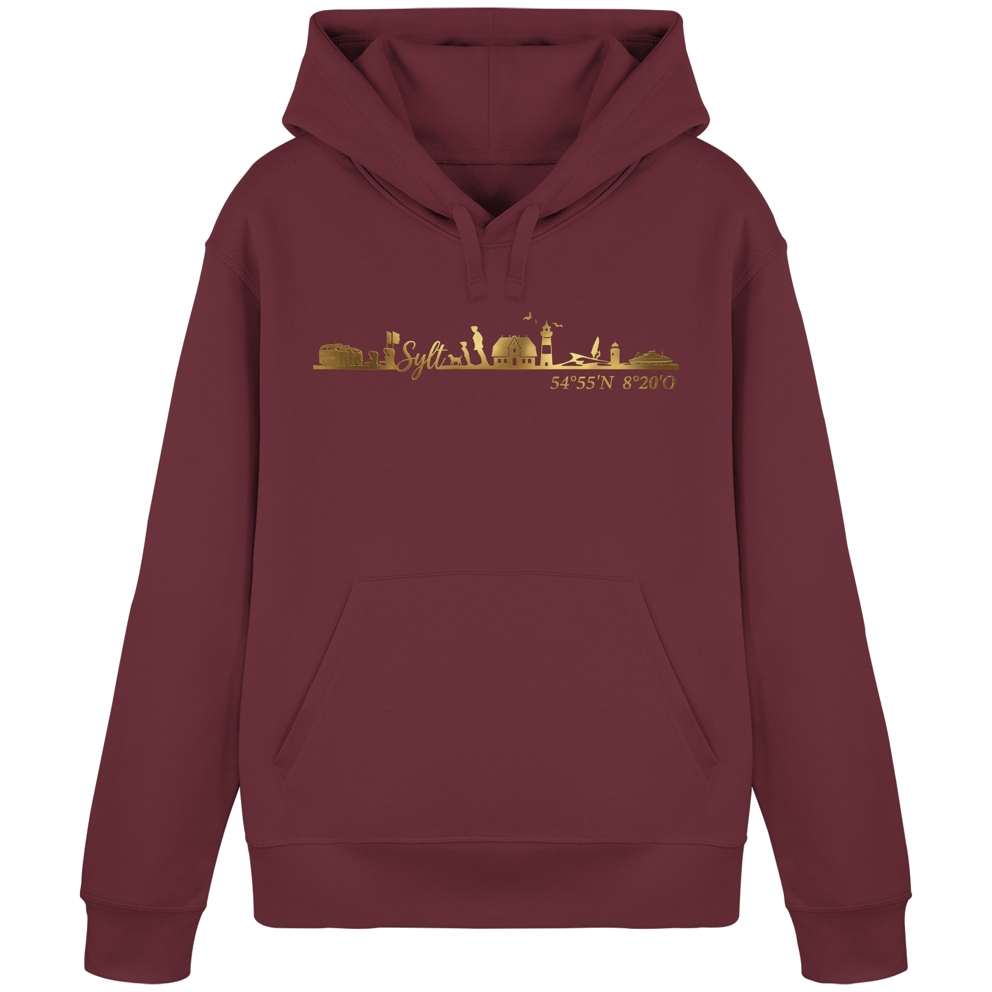 Skyline III - Premium Hoodie GoldArt