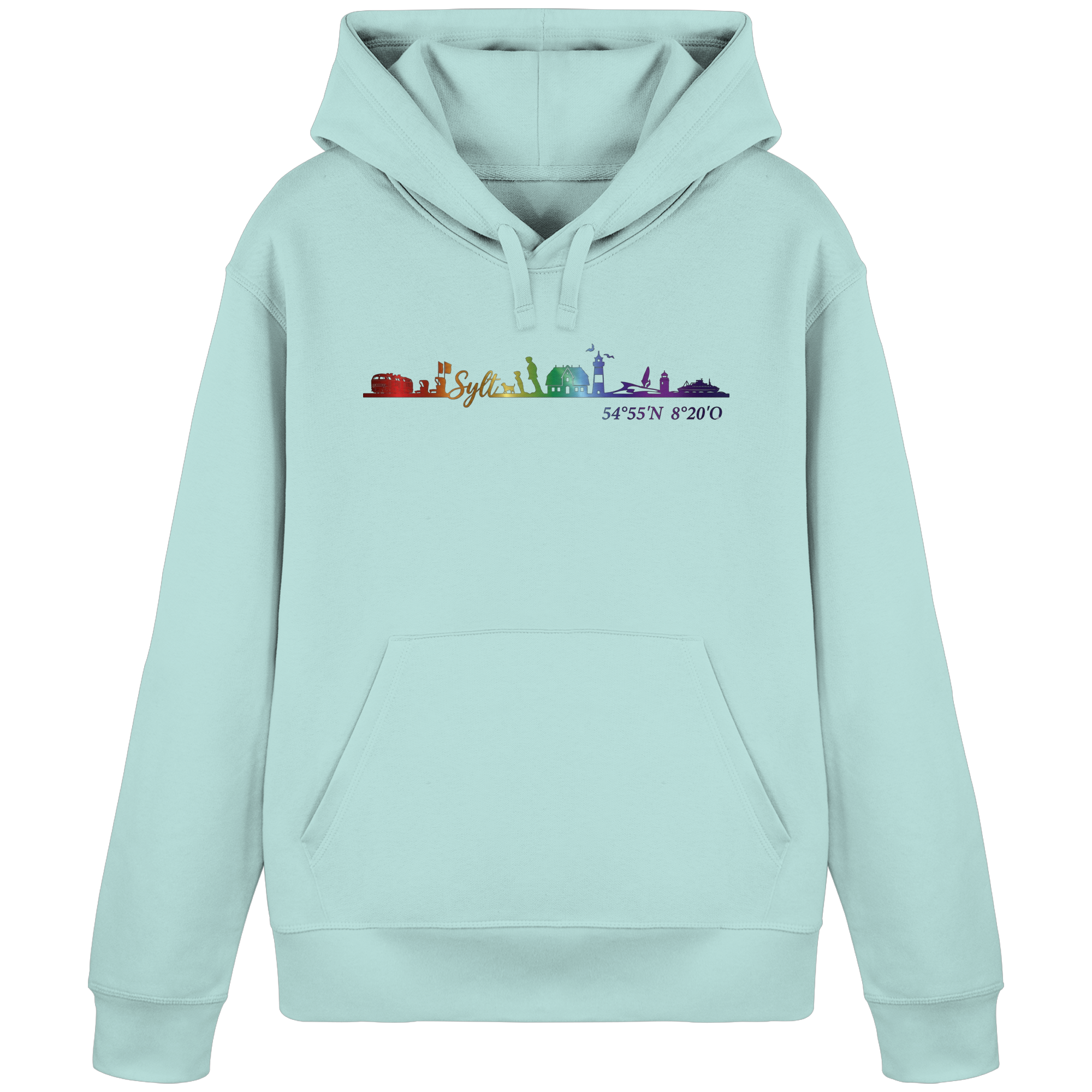 Skyline IV ~ Sylt ist bunt - Premium Hoodie