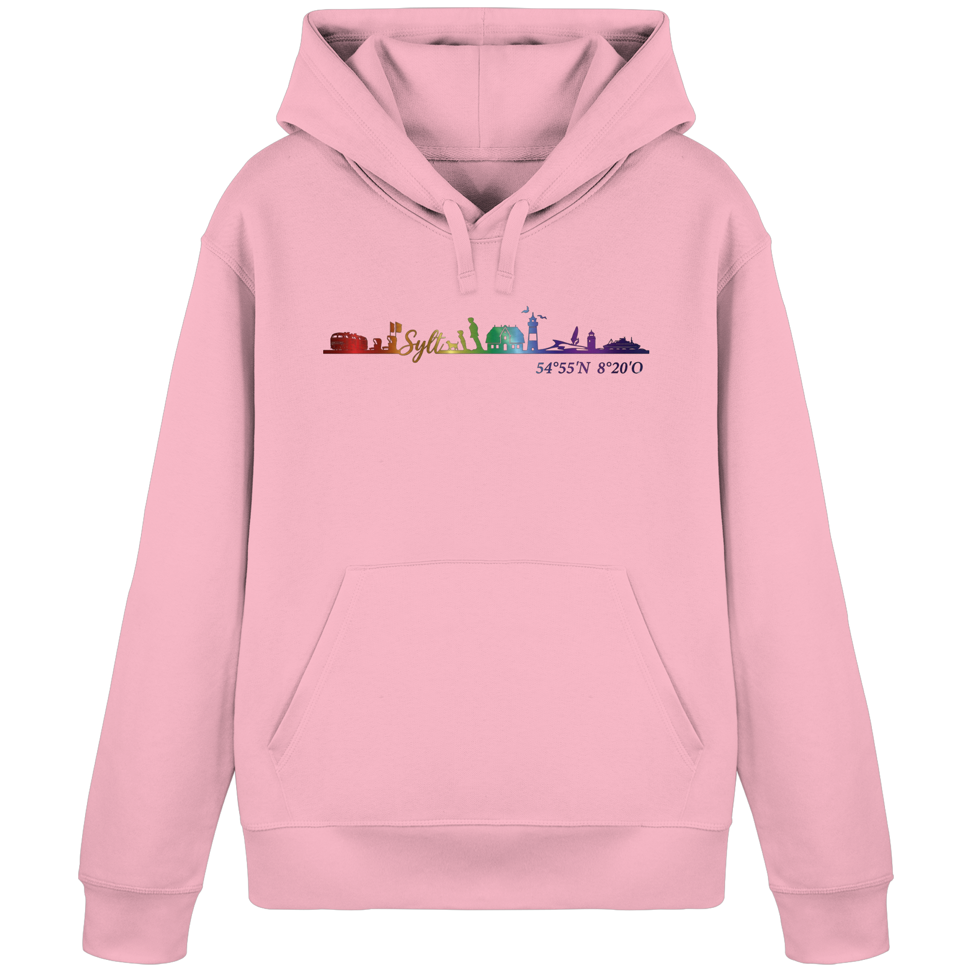 Skyline IV ~ Sylt ist bunt - Premium Hoodie