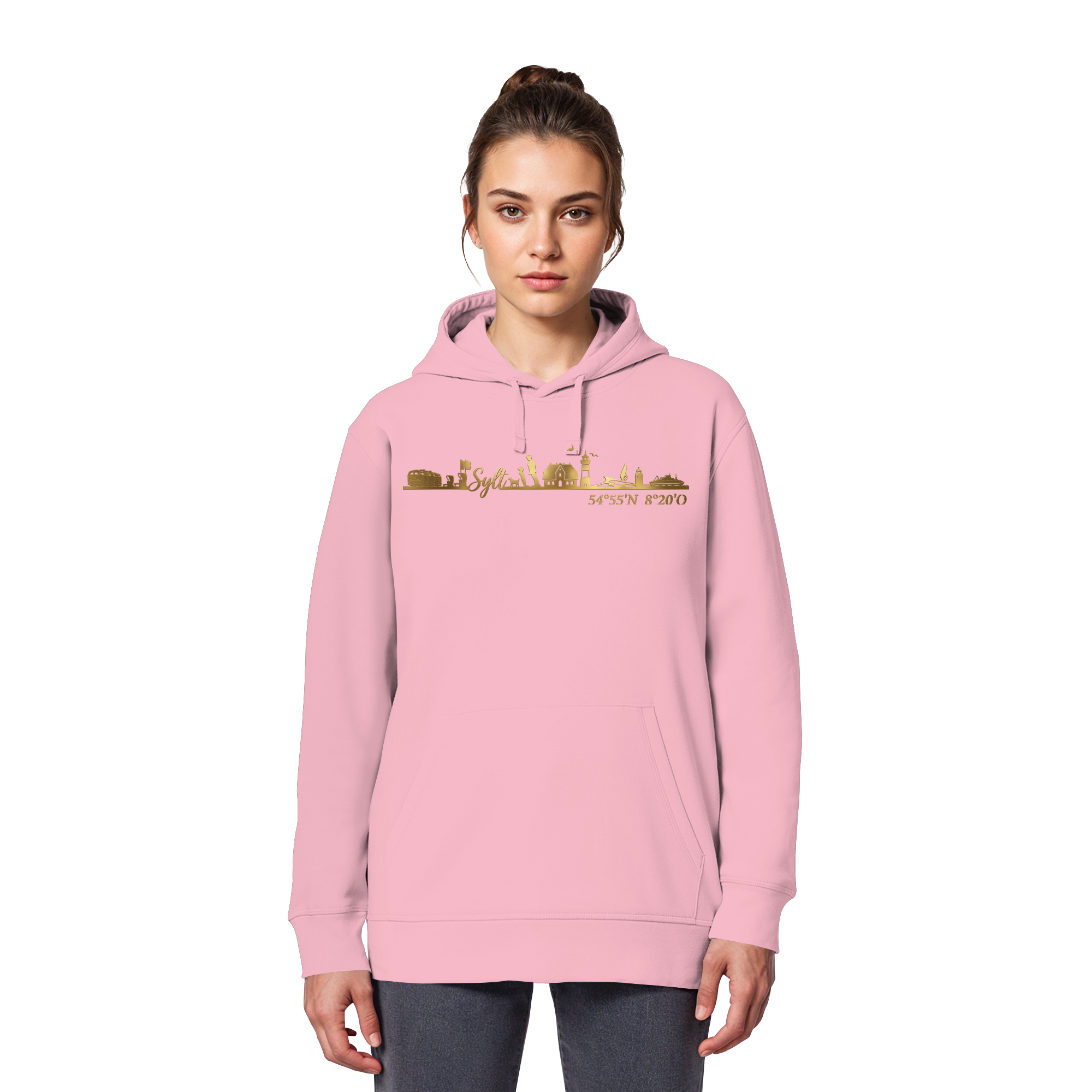 Skyline III - Premium Hoodie GoldArt