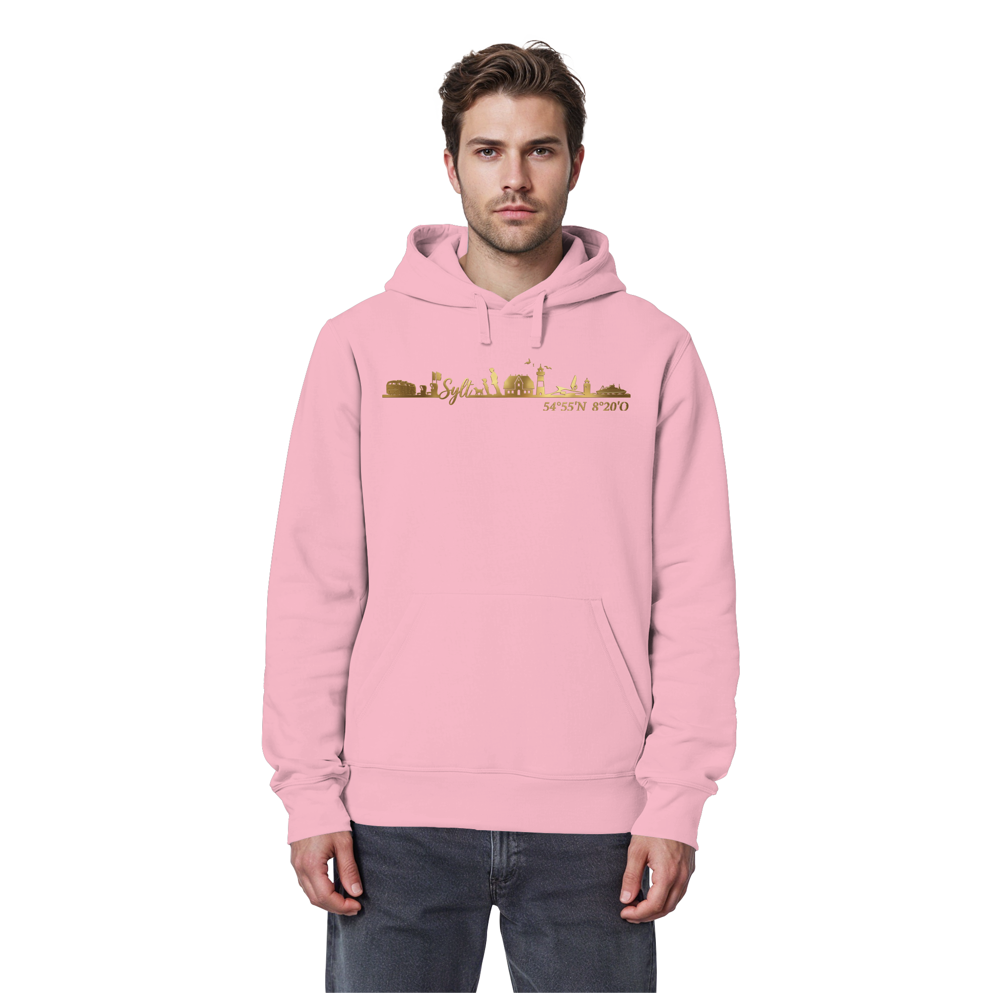 Skyline III - Premium Hoodie GoldArt