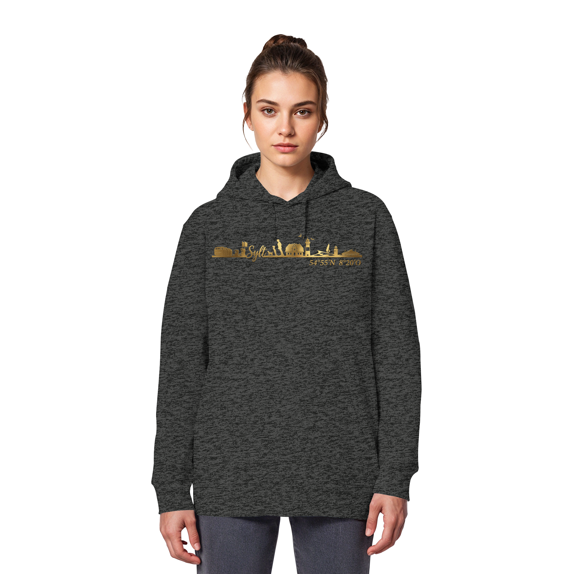 Skyline III - Premium Hoodie GoldArt