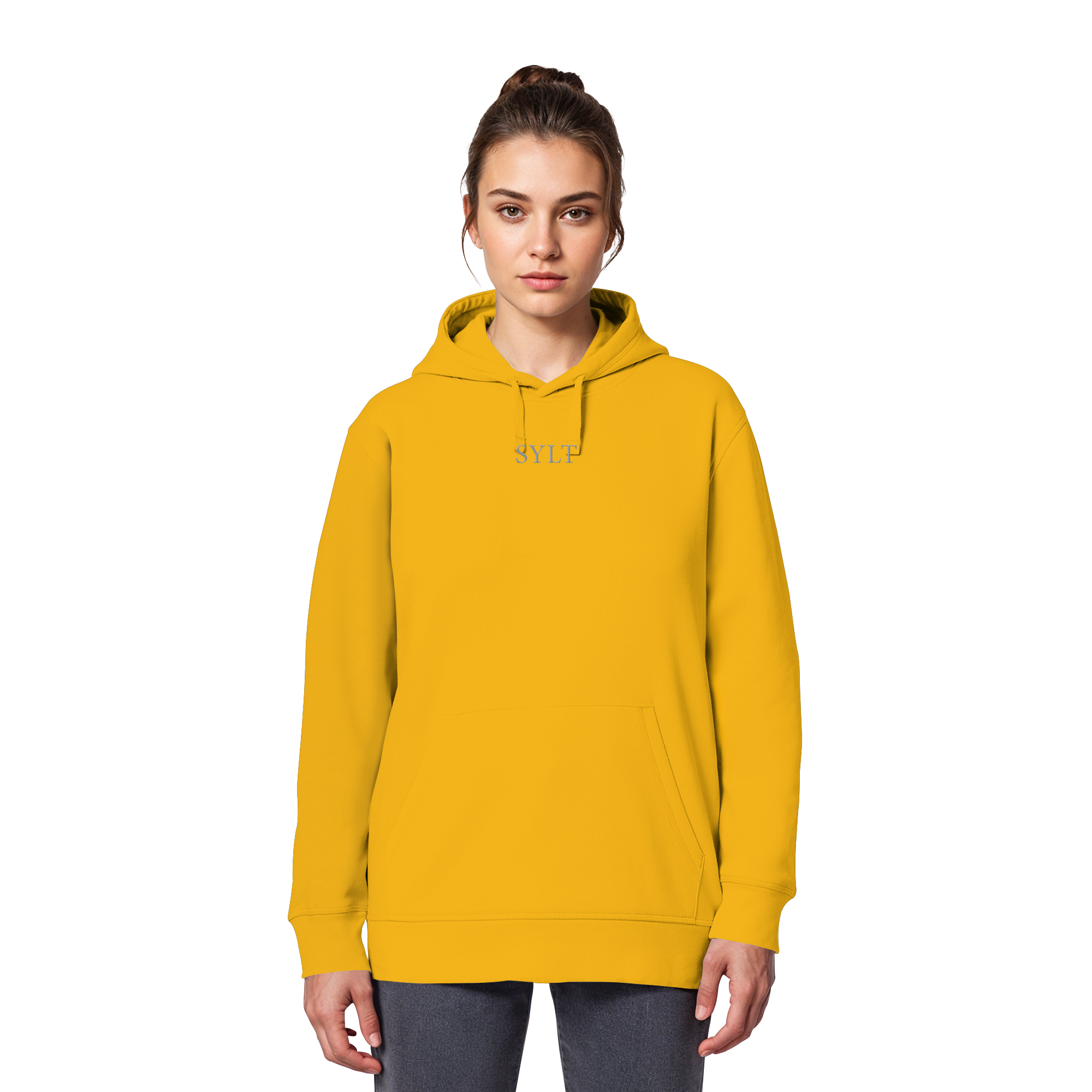 maritime SyltWelle mit Stick (front) & Logo (hinten) - Basic Hoodie