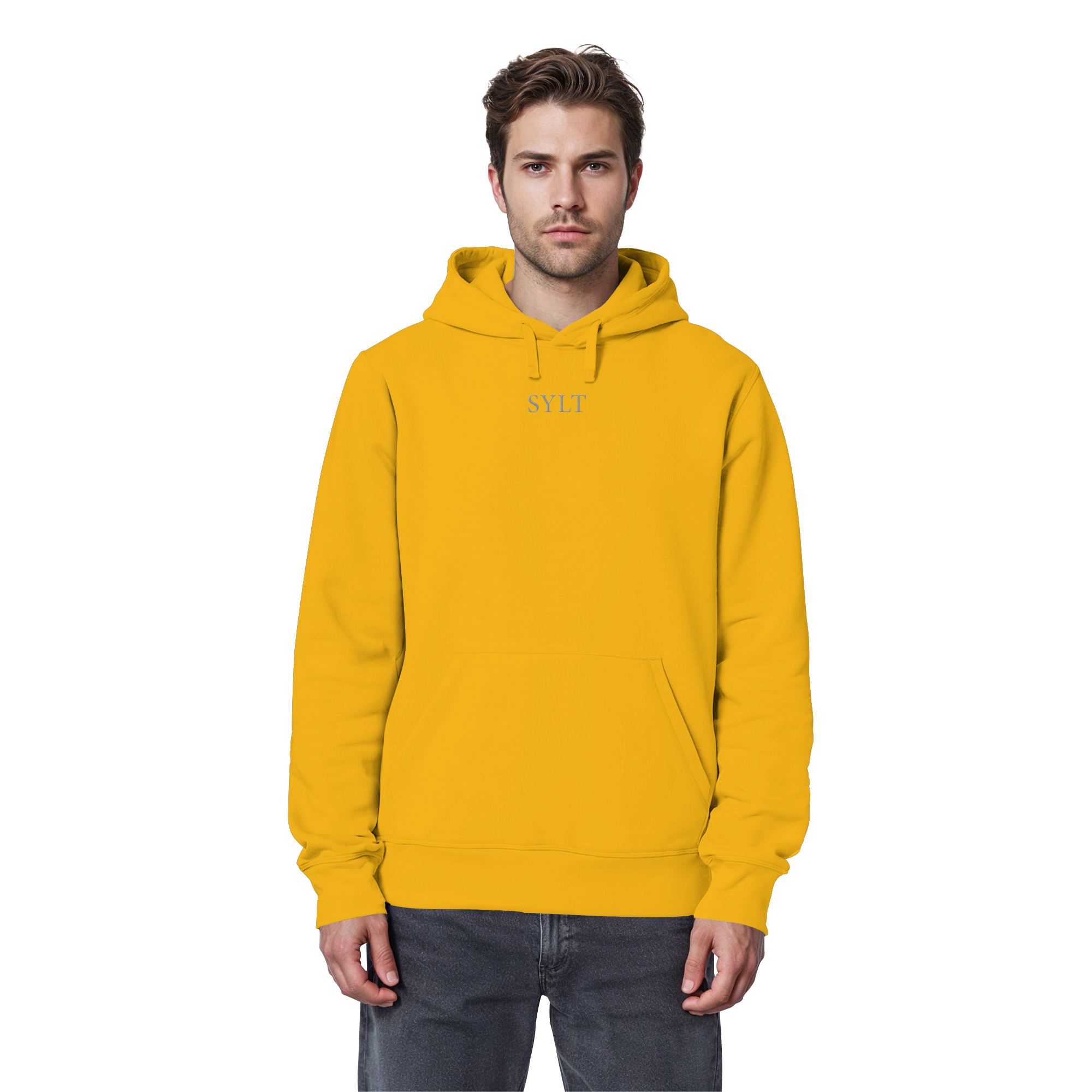 maritime SyltWelle mit Stick (front) & Logo (hinten) - Basic Hoodie