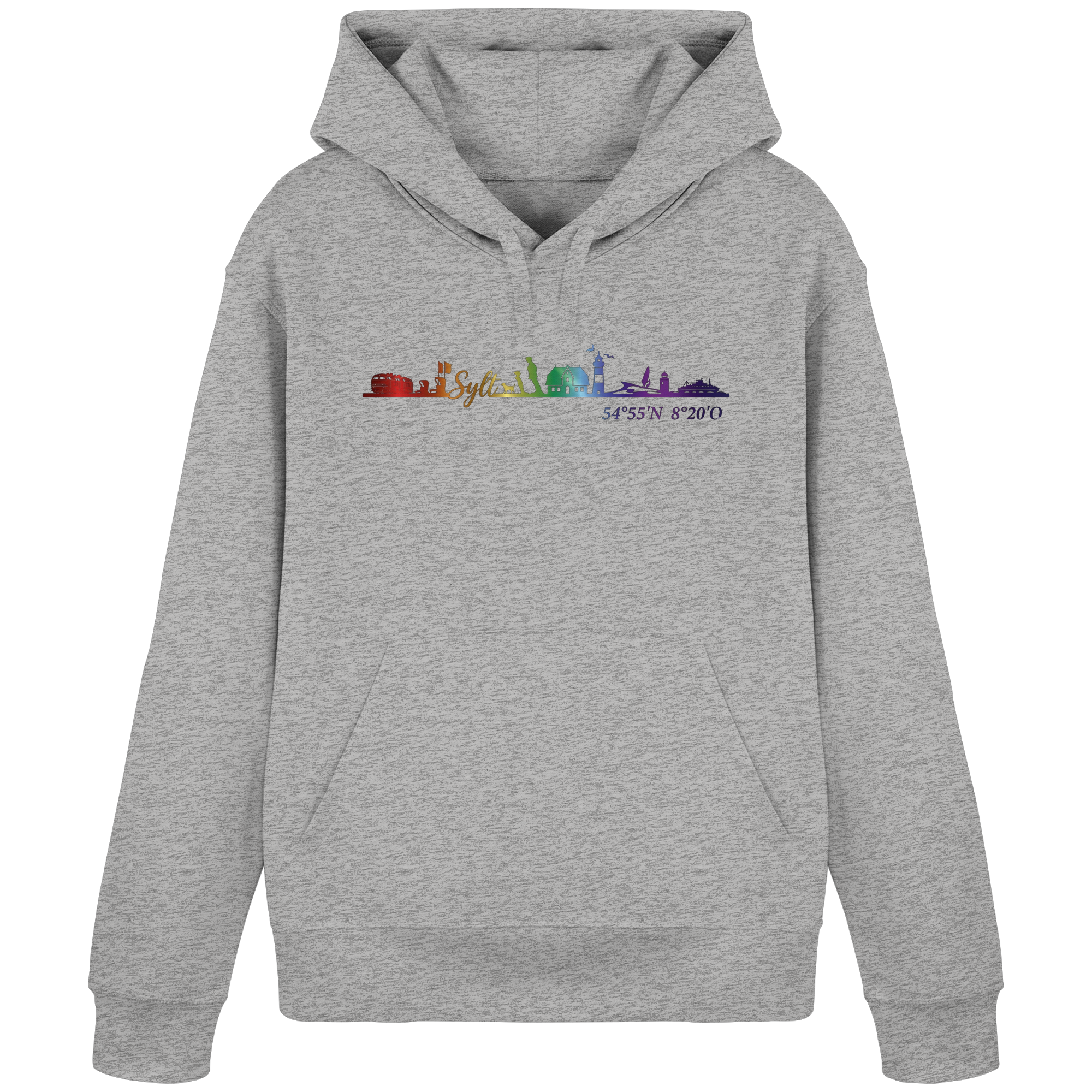 Skyline IV ~ Sylt ist bunt - Premium Hoodie