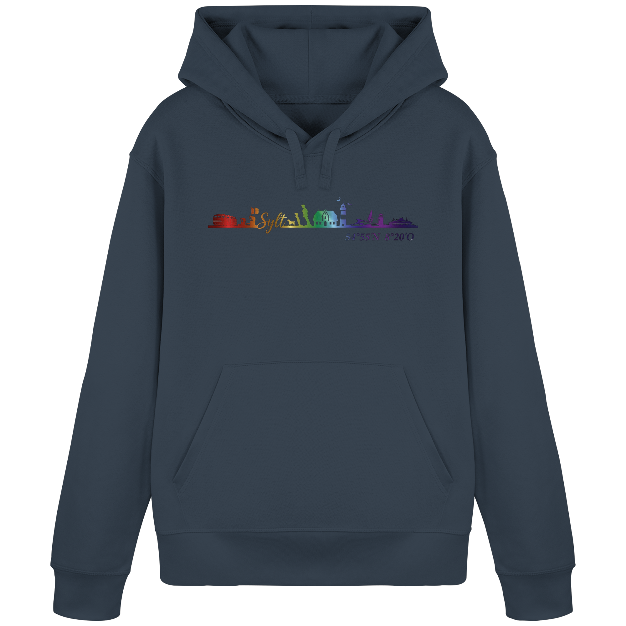 Skyline IV ~ Sylt ist bunt - Premium Hoodie