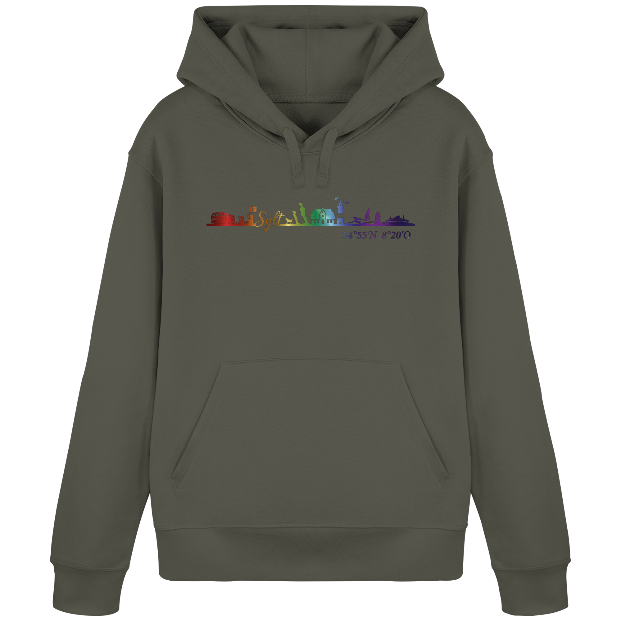 Skyline IV ~ Sylt ist bunt - Premium Hoodie